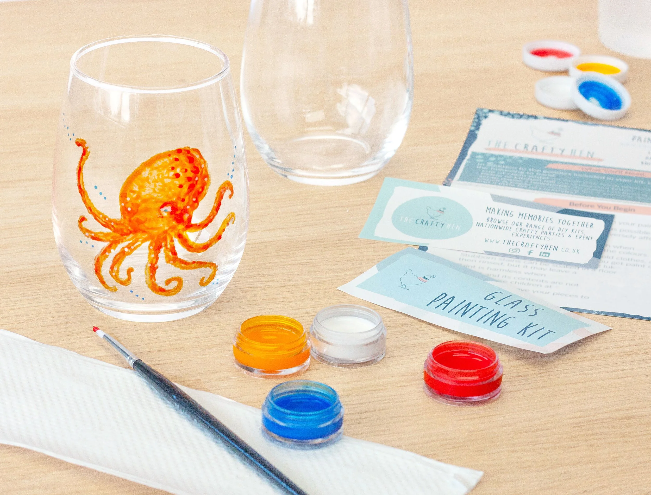 Wine Glass Painting Kit The Crafty Hen.jpg