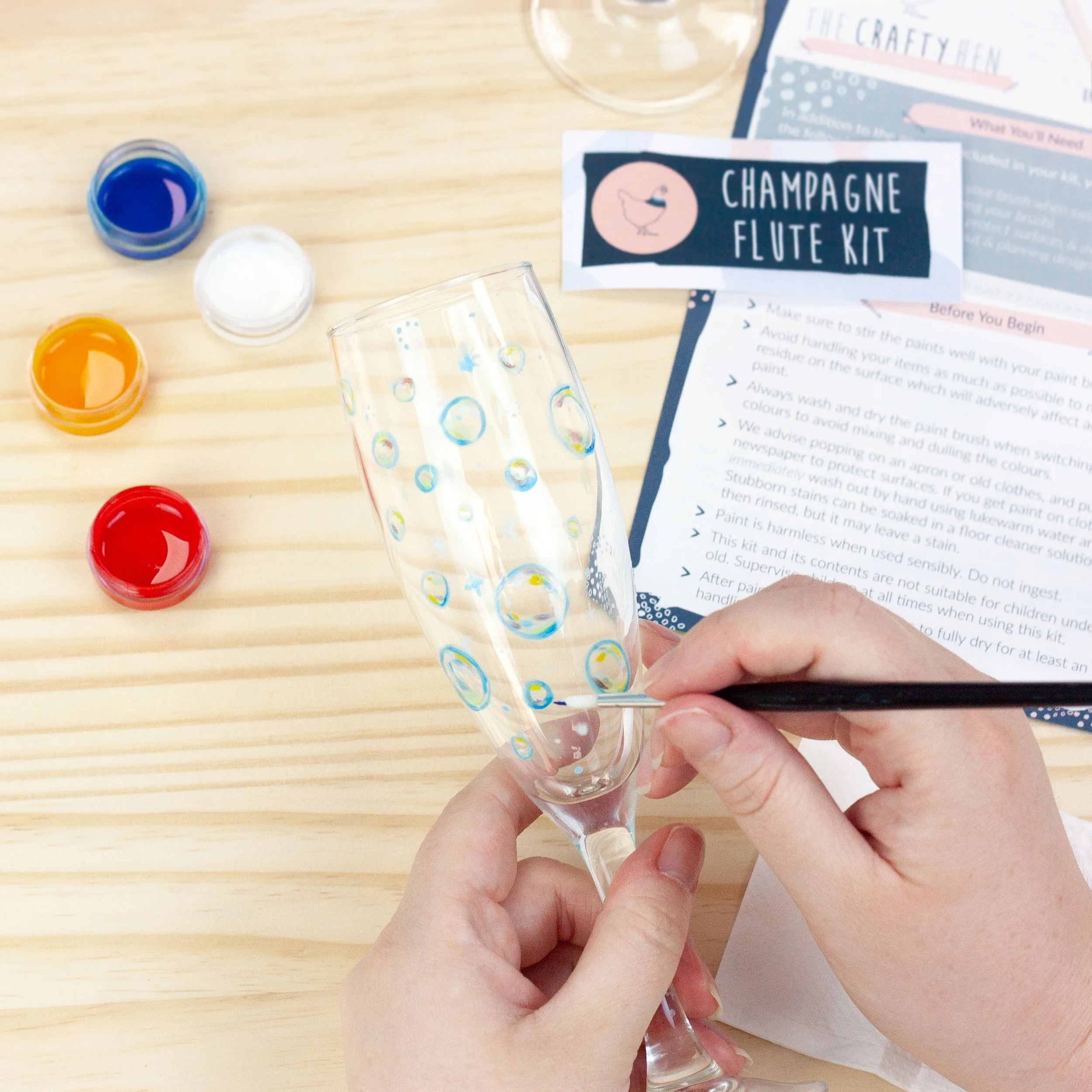 Sip and Paint Champagne Glass Kit The Crafty Hen.jpg