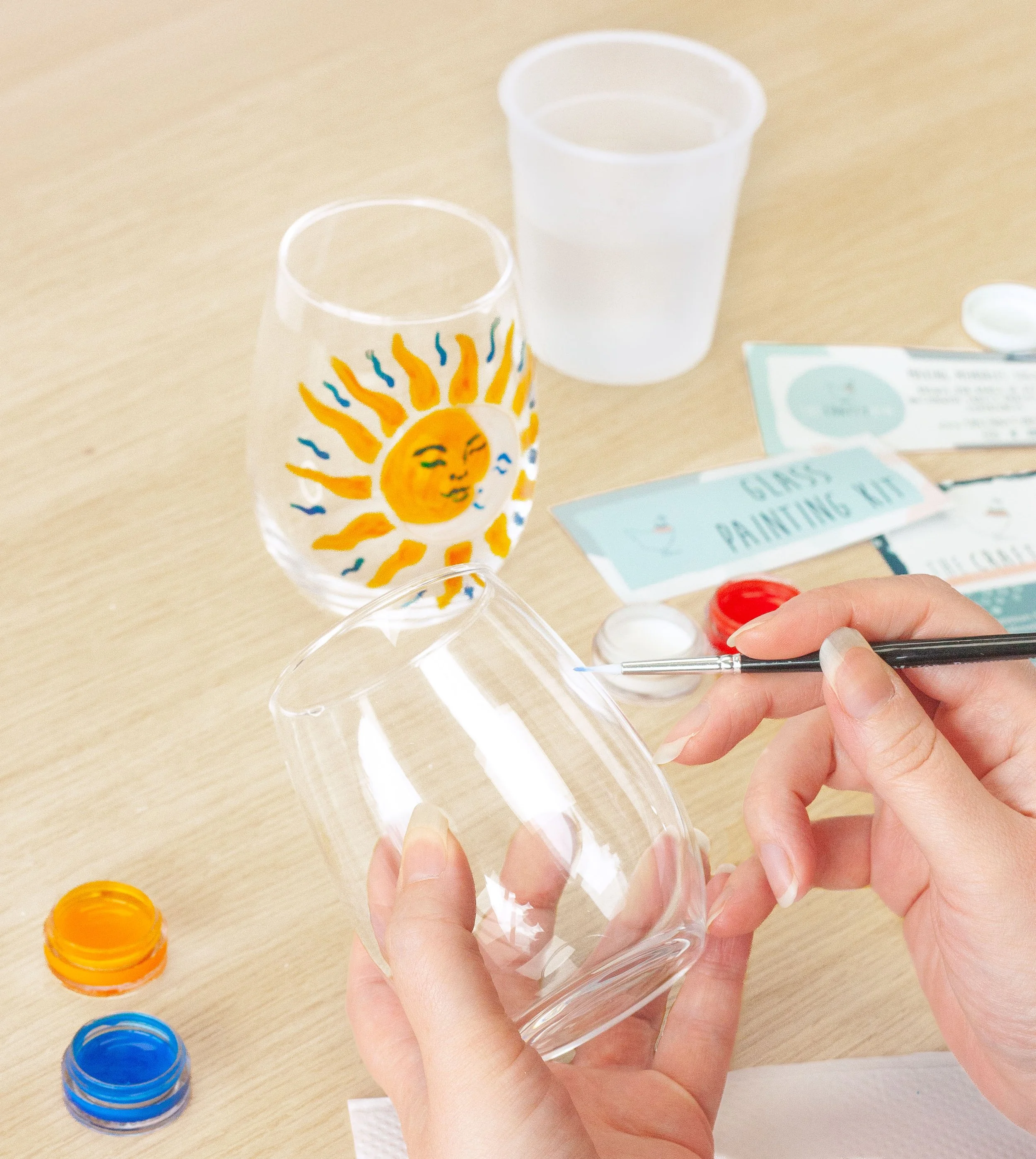 Group Glass Painting Kit The Crafty Hen.jpg