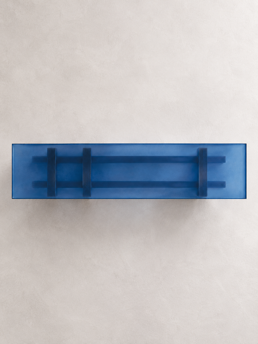 Translucent Blue Architectural Bench.png