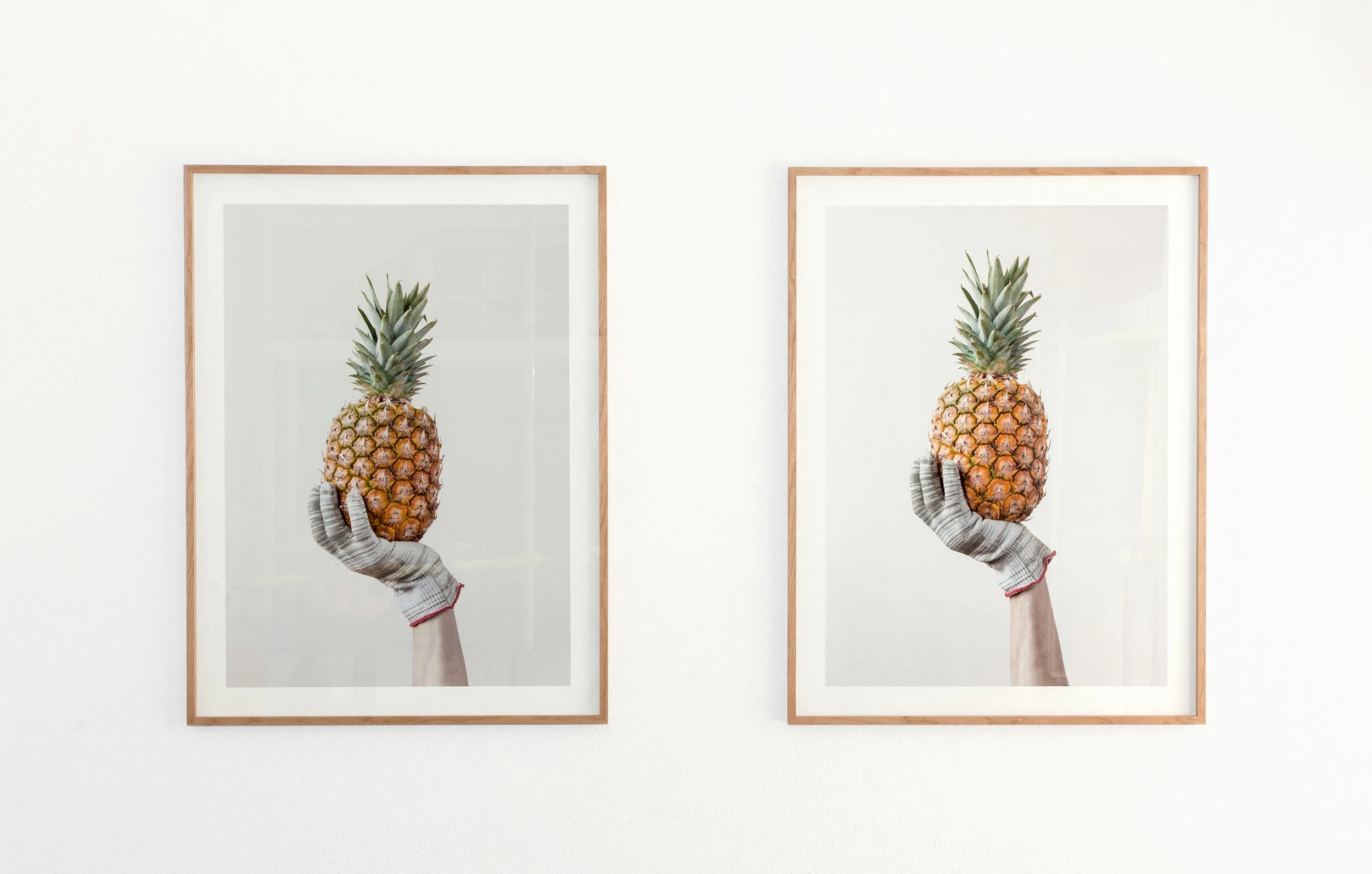 Pinapple Held by Gloves, 2014 Inkjetprint auf Bütten, Edition von 5 + 2AP 80 x 112 cm