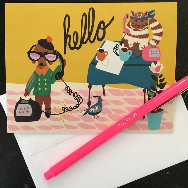 When the perfect card for the exact situation I just encountered arrives in your @one_per_week box!&hearts;️
.
.
.
#timingiseverything #OPW #snailmail #letterwriting