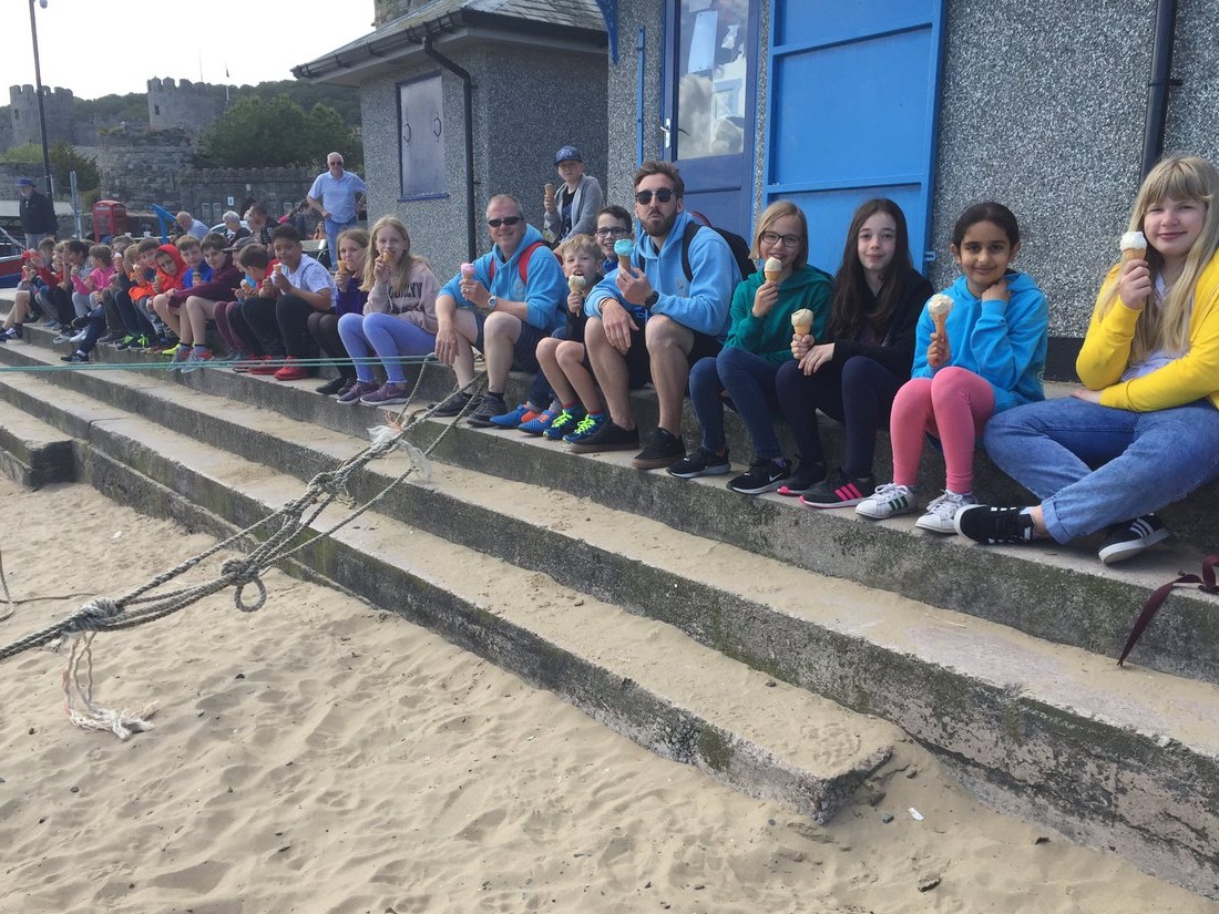 Well deserved ice-creams all round after a fantastic week!