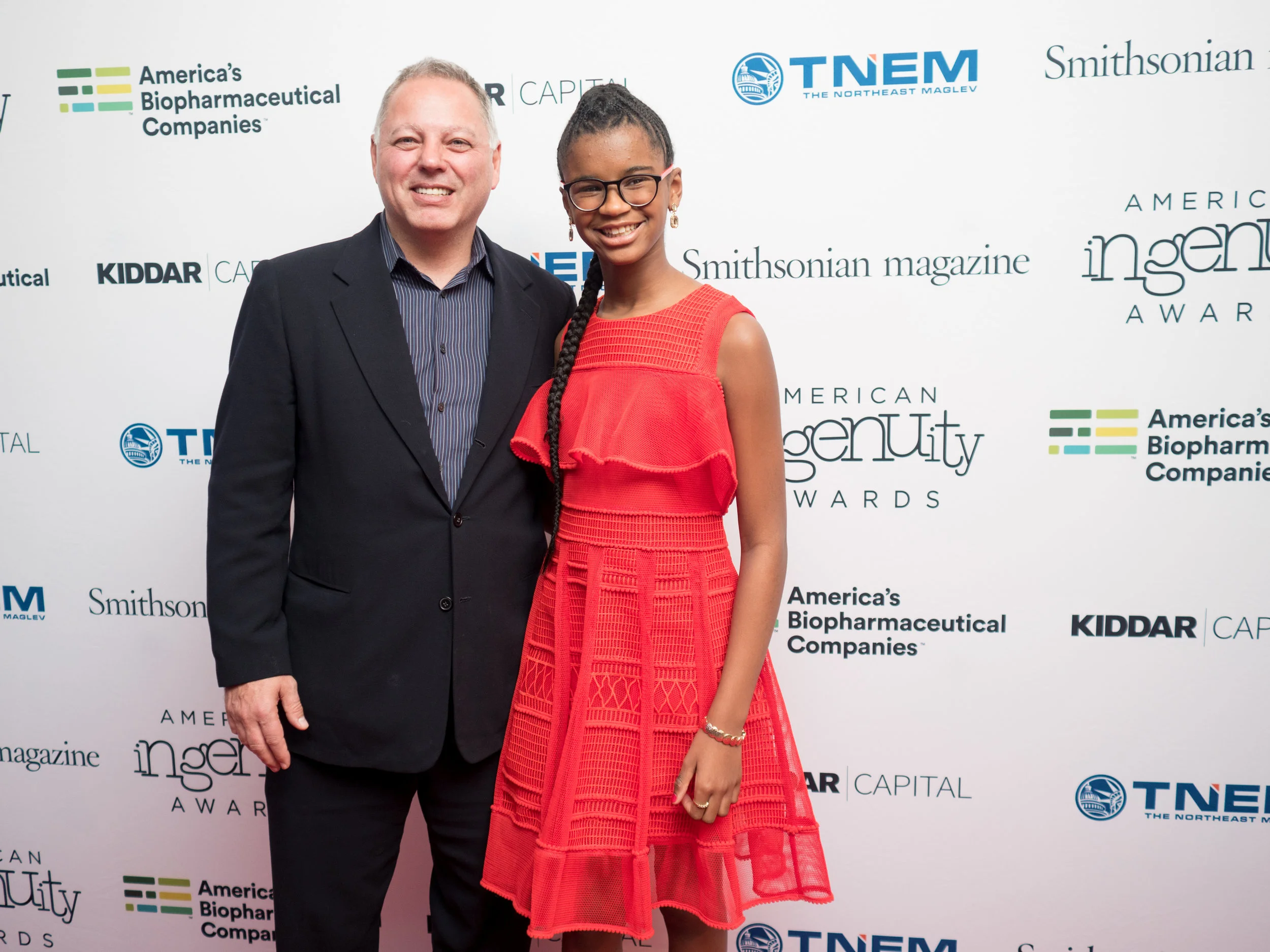 Smithsonian Magazine Editor in Chief, Michael Caruso and Marley Dias