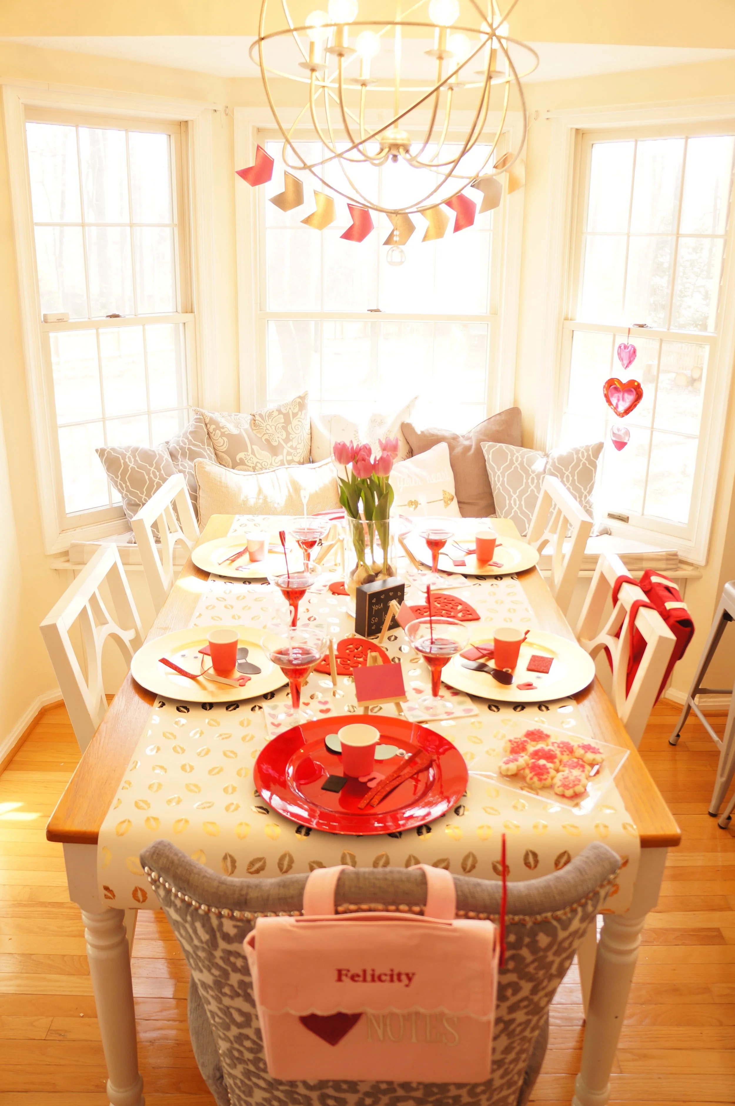 Valentine's Day Tablescape