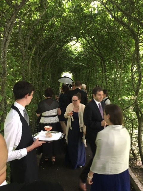 As you see my boyfriend there was waiting to hand me my drink. That chick in the shawl thinks shes going to get it first. She was sorely mistaken. 