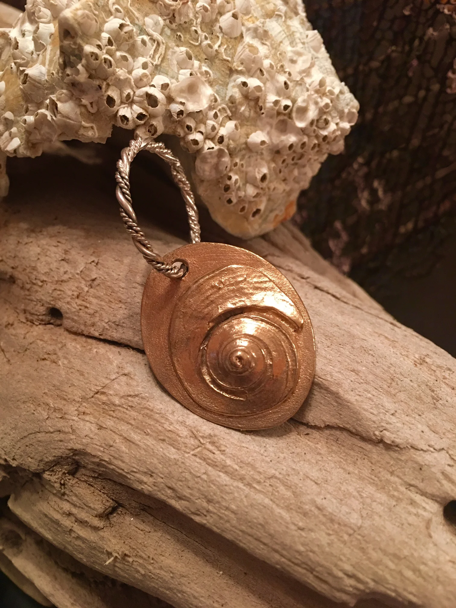 Sea Shell Cast Pendant