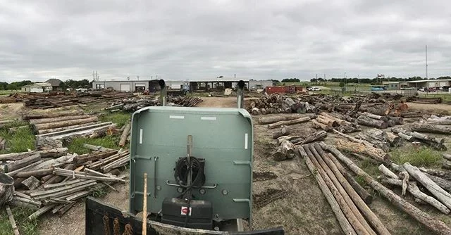 Pretty awesome perspective of the mill. 
#sangertx #wood #woodworking #lumber #cool