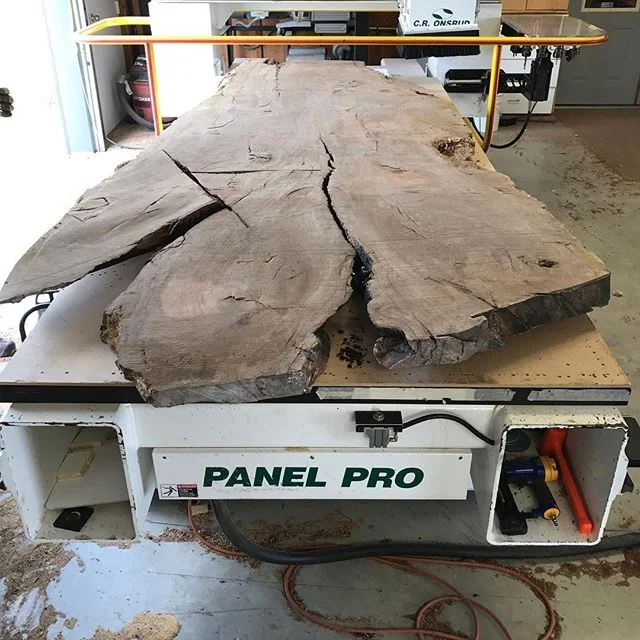 Here is a massive #wateroak slab 
64&quot;x13' 
#bigslabs #slabtable #woodworking #sanger #denton #plano #decor #forsale #frisco