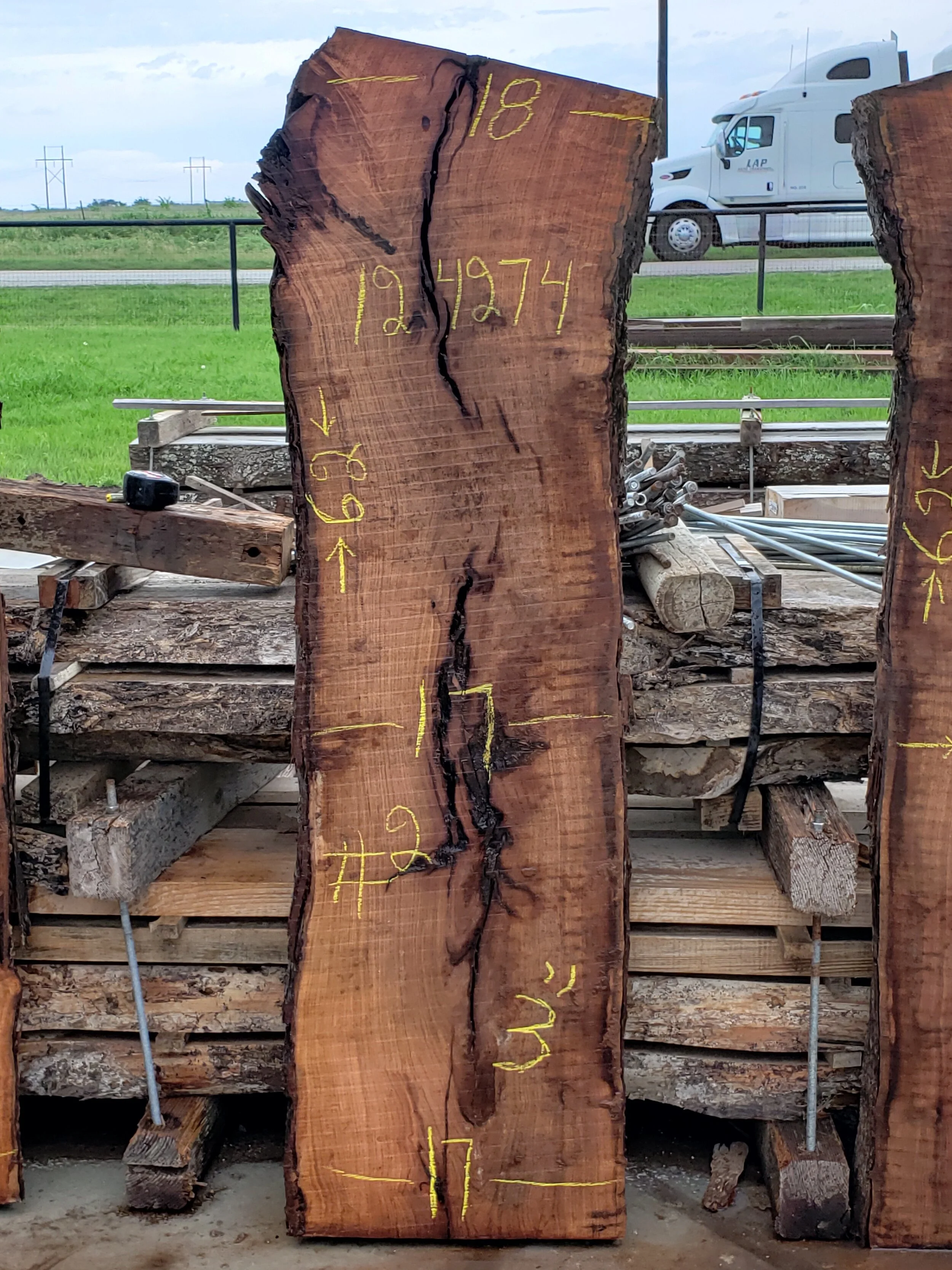 Mesquite Slab - 124274 - Available 