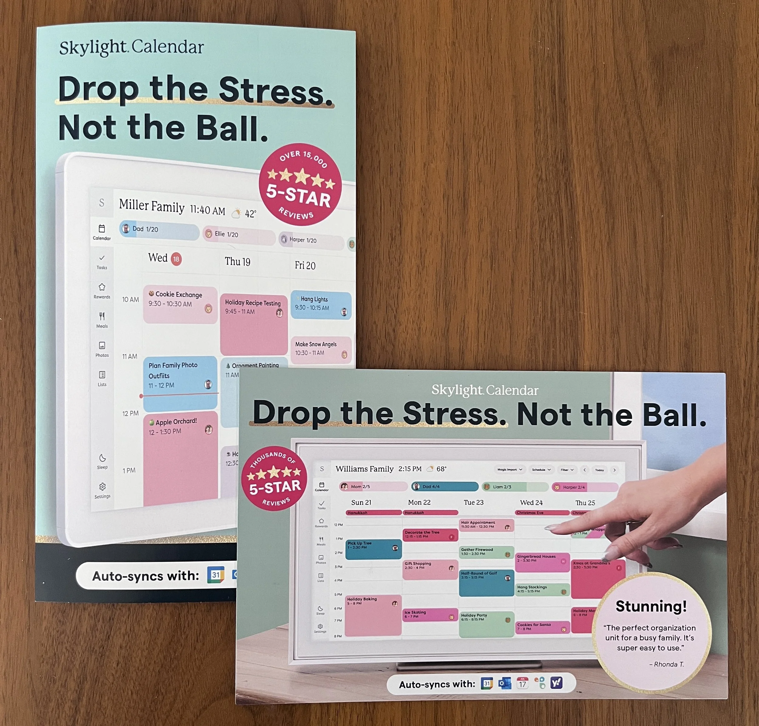 Mailers for Skylight Calendar. 2025. 