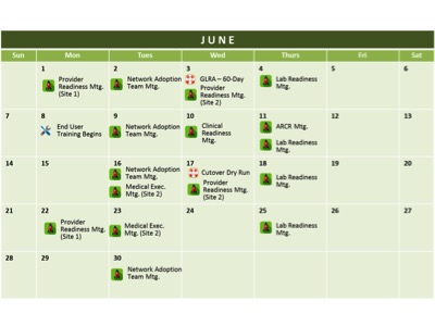 Milestone Calendar