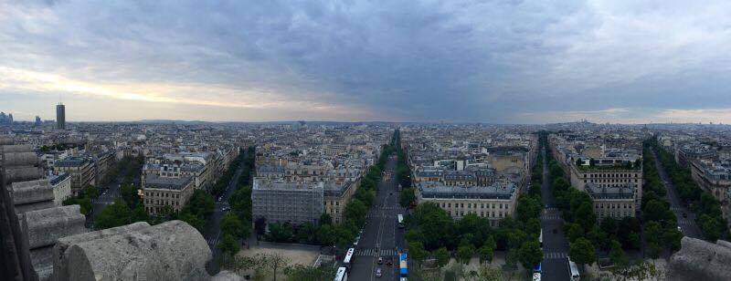  For some reason, observing Paris from this vantage point reminded me of the saying 'every road leads to Rome" 