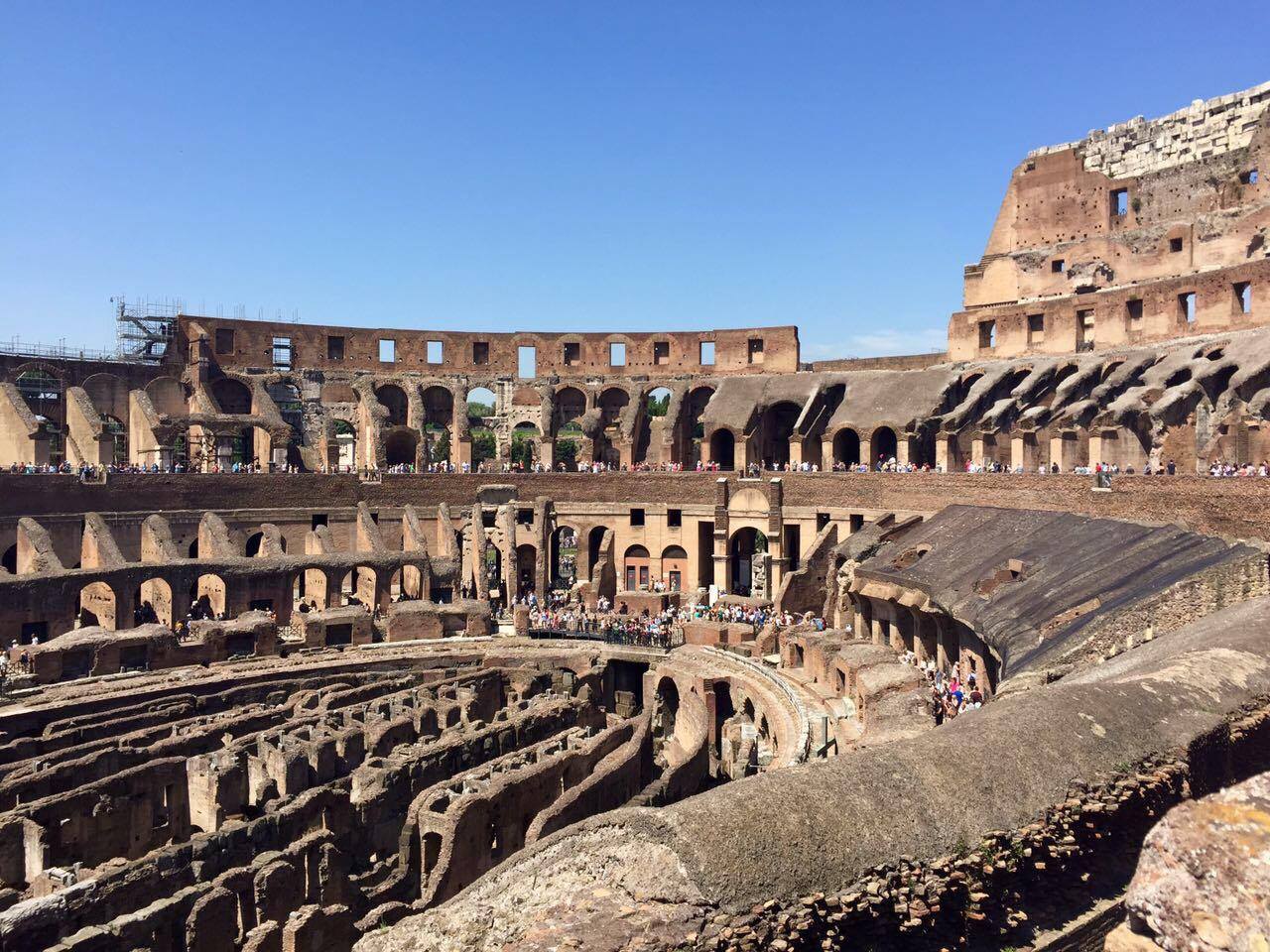 Of course, any visit to Rome would be somewhat incomplete without a visit to the  Colosseum . Be aware that the lines can get extremely long here, and visitors can wait for hours to enter on a given busy summer day. 