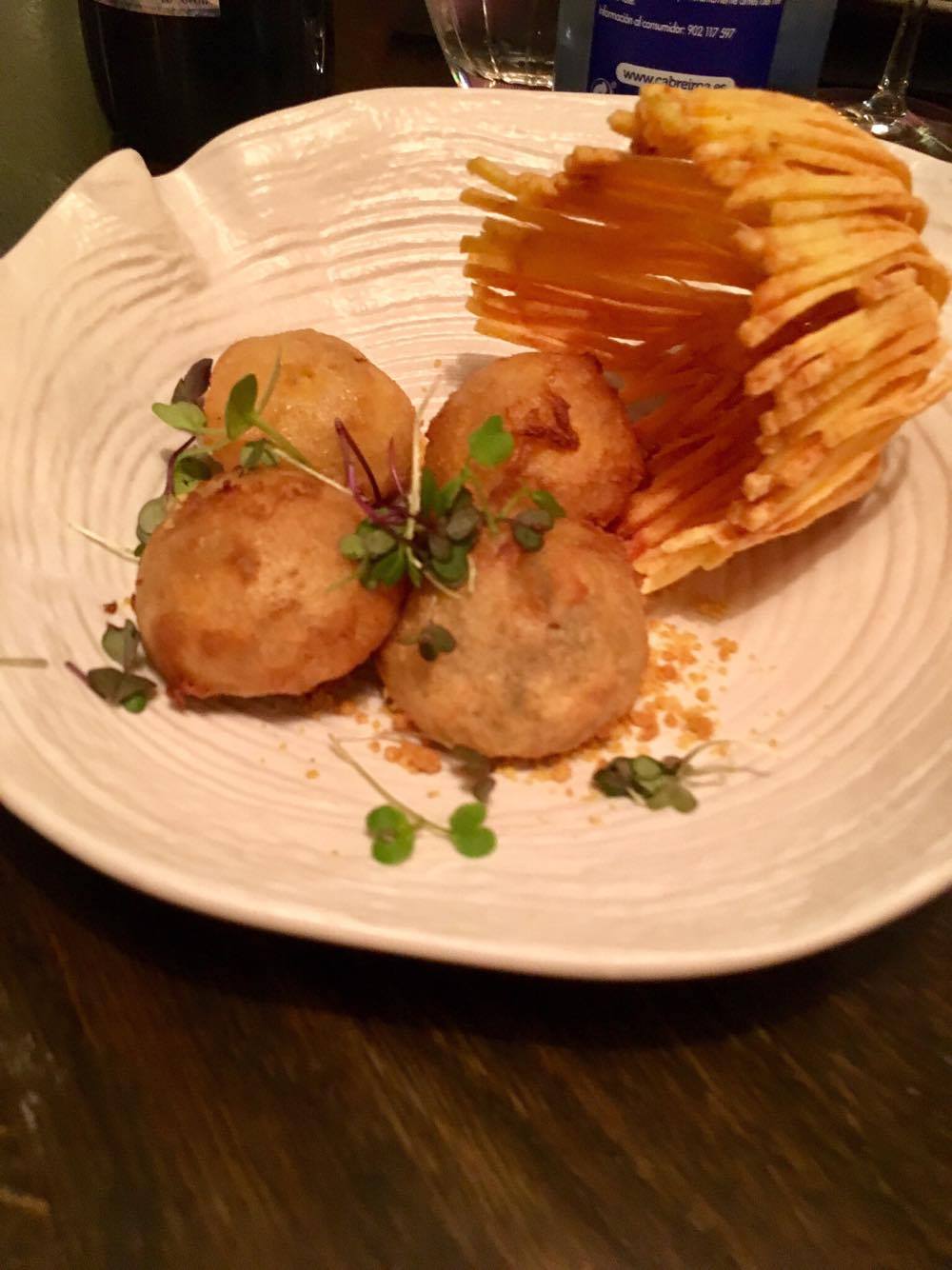 Chef's take on the omnipresent croquetas