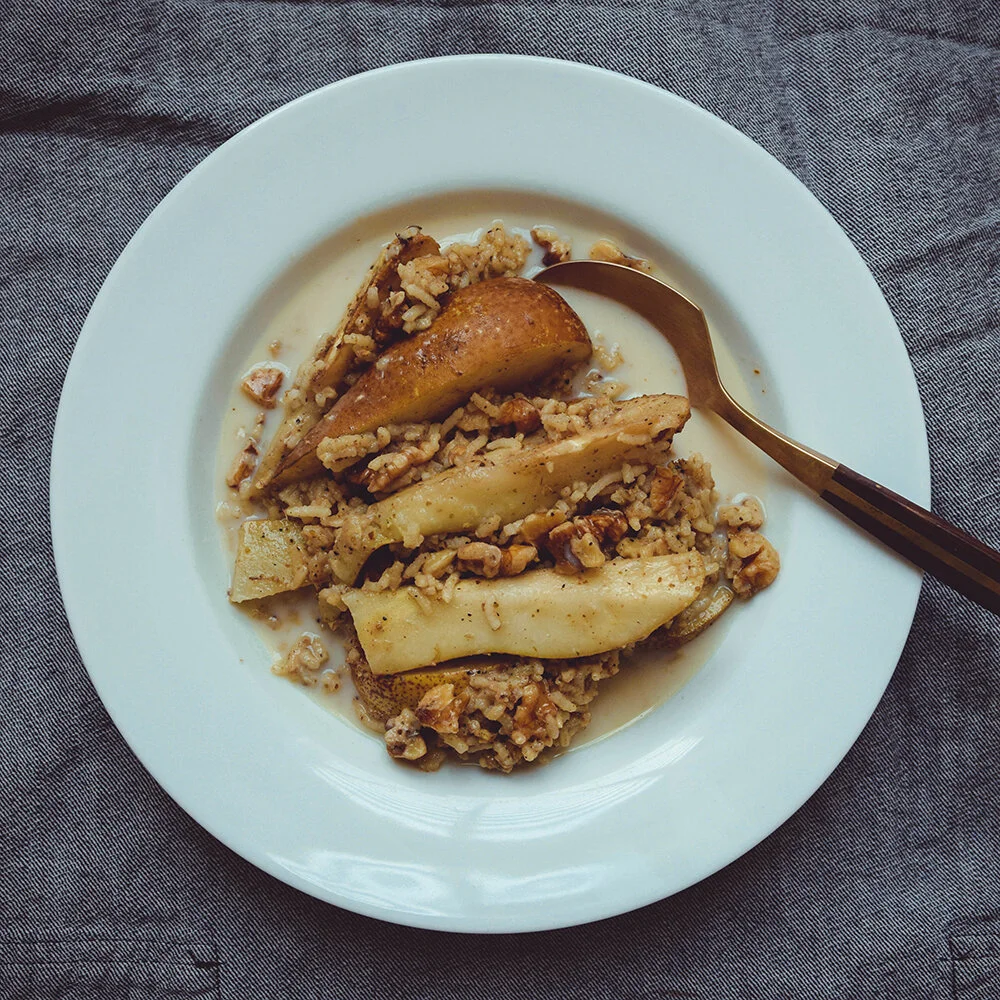 PEAR AND GINGER CONGEE