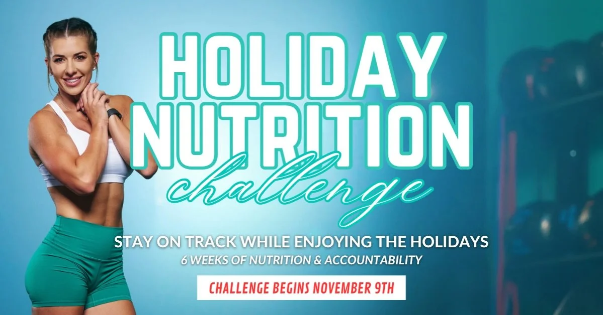 🎄 THE PBK HOLIDAY NUTRITION CHALLENGE IS HERE!!! 🎄

Thanksgiving dinners. Holiday parties. Family gatherings. ALL THE GOOD FOOD. 🤤🍪
And that little voice in your head saying, &ldquo;I&rsquo;ll just start over in January...&rdquo;
NOT THIS YEAR!!!