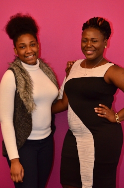 Speaker Jenny and sister, Aliana, at Queens Co's Women & Wealth Financial Conference.
