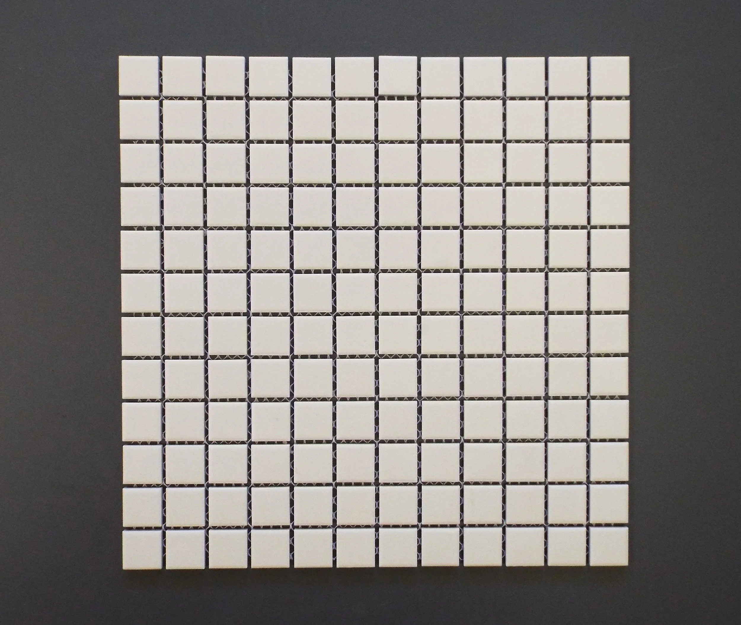 Unglazed - White 1" x 1" 