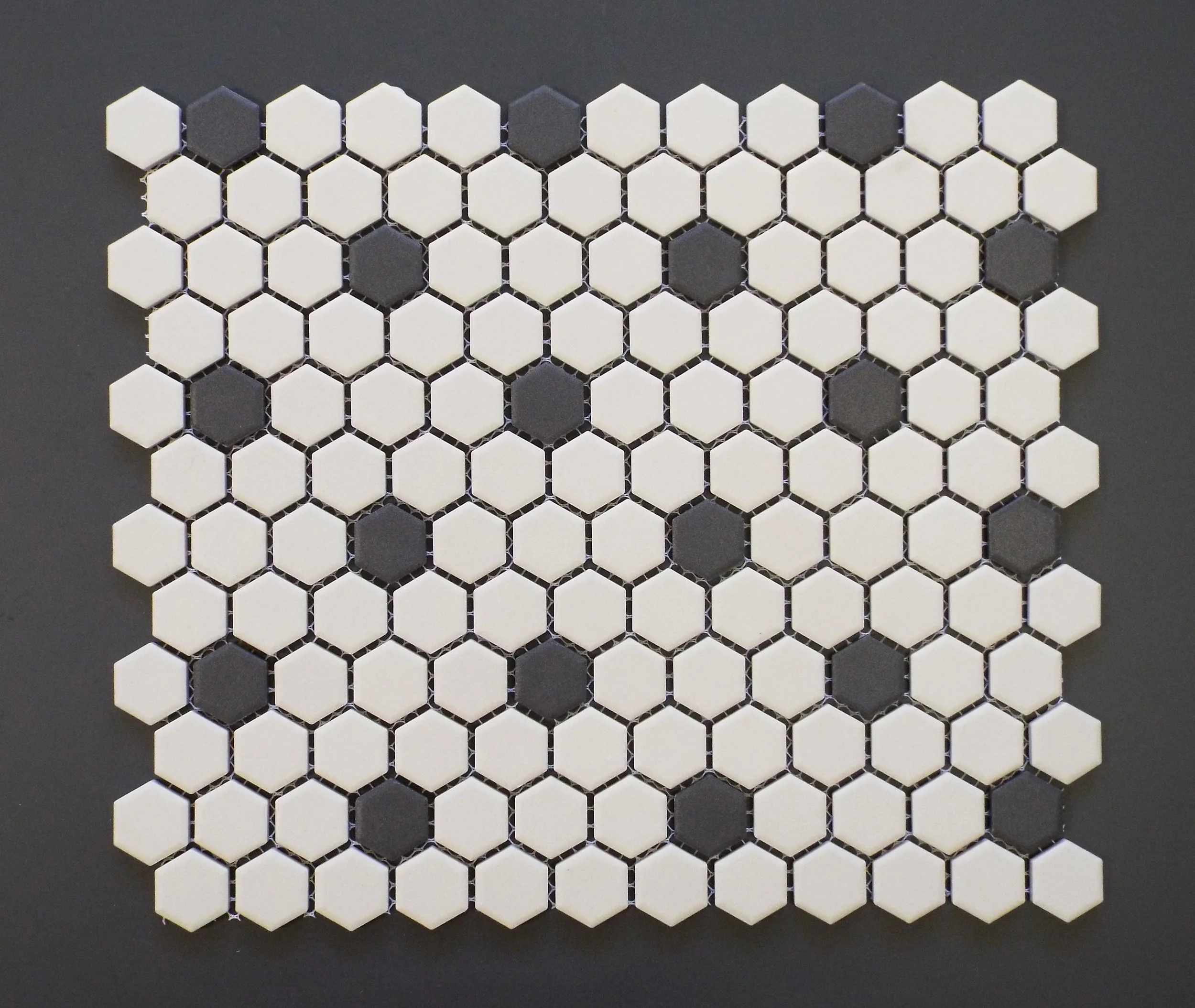 Unglazed - Rosette 1" Hexagon