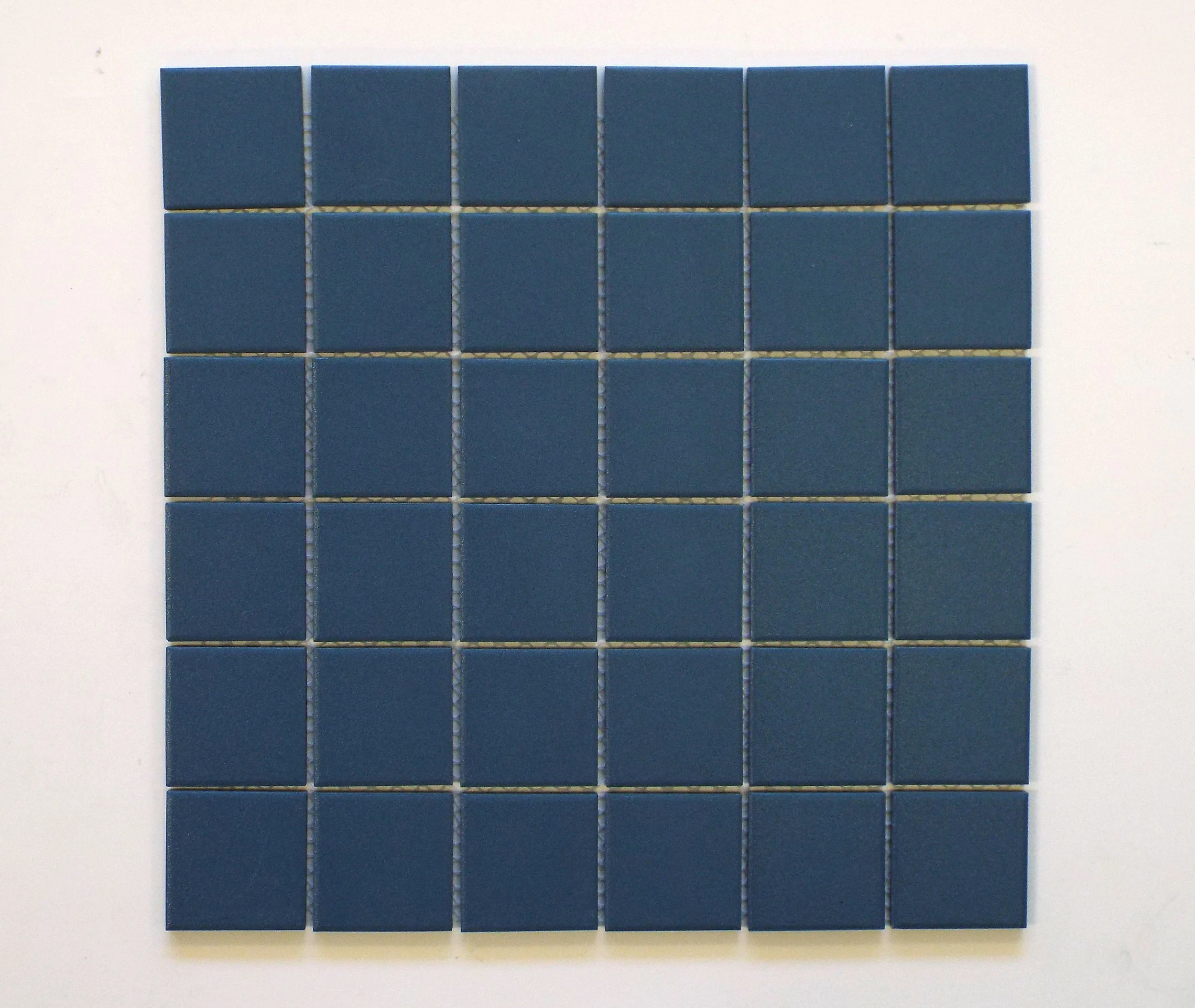 Unglazed - 2" x 2" Royal Blue