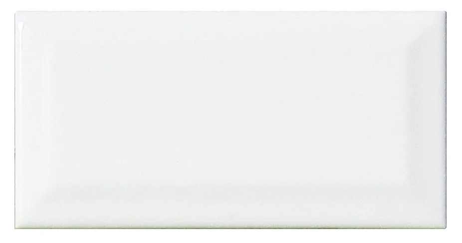 3" x 6" White Subway Beveled