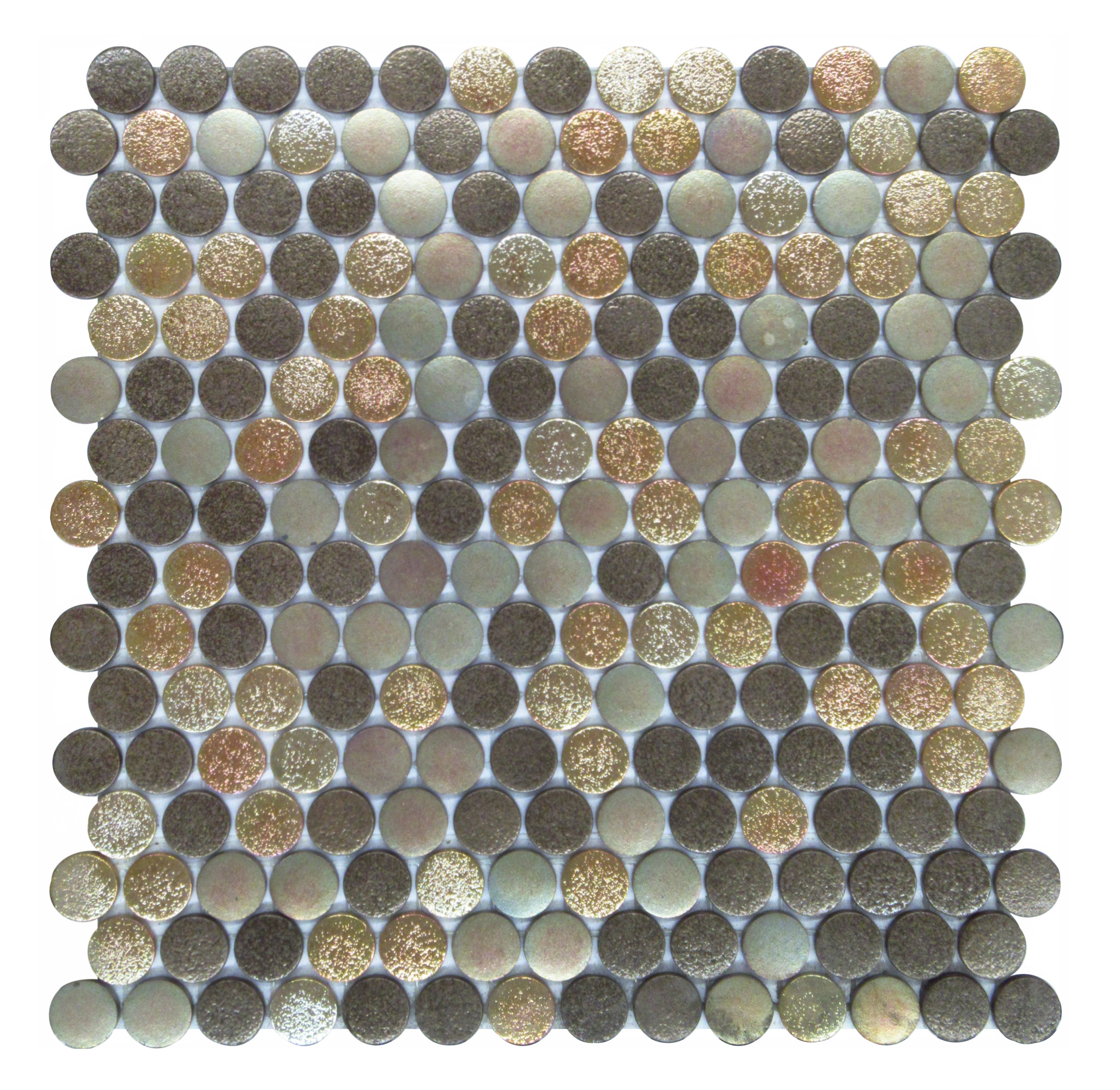Magma #5126 - 1" Pennyround Glass Mosaic