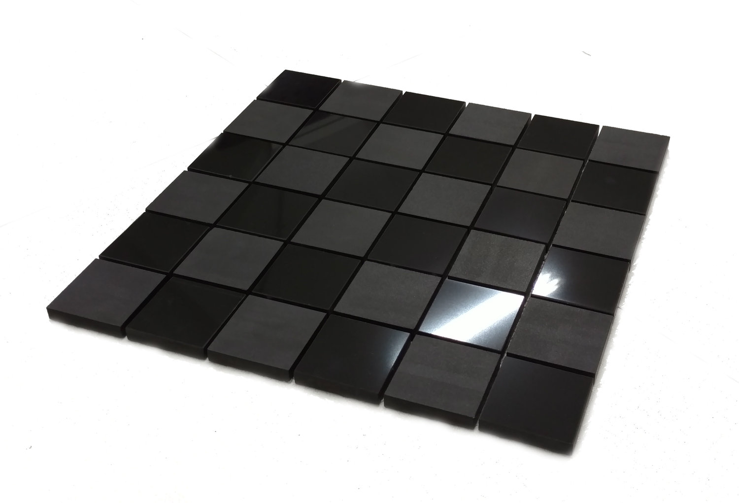 Checkered - 2” x 2” Glazed Mosaic Porcelain