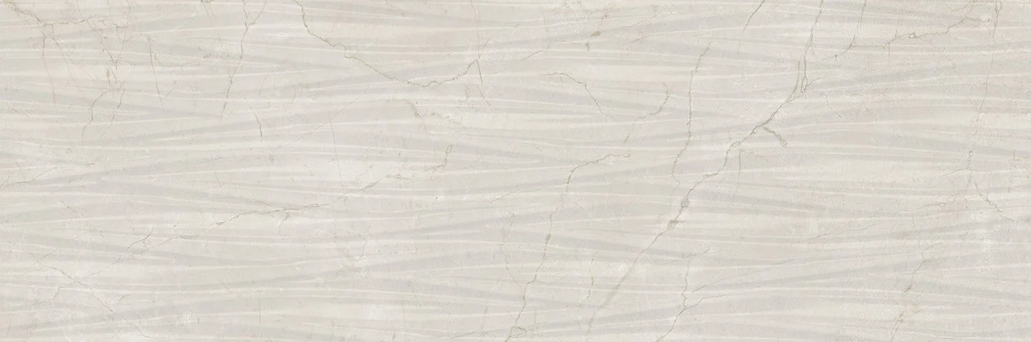 Marfil - 12” x 36” Deco Glossy Ceramic Wall Tile