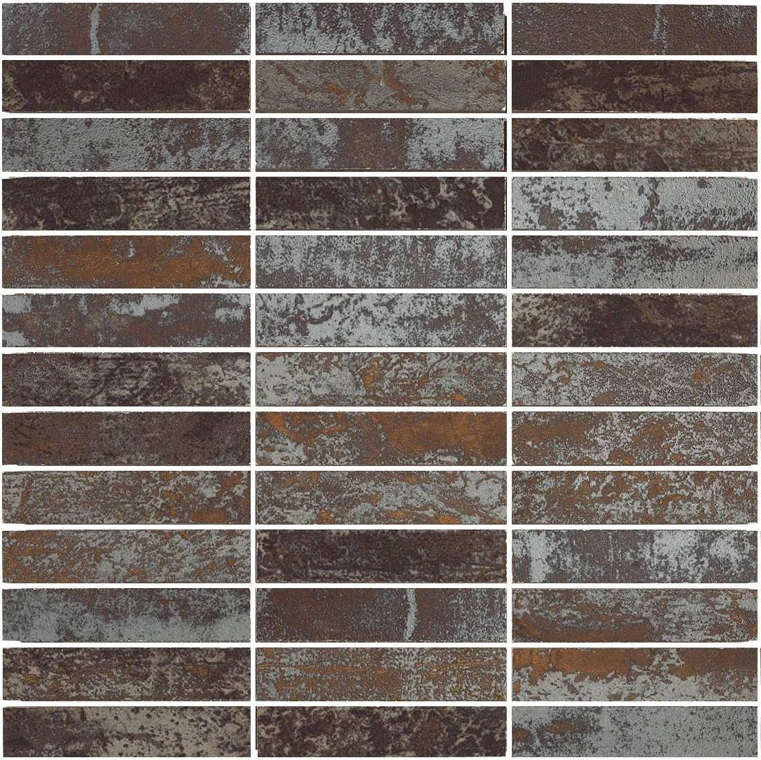 Modulo Oxido - 7/8” x 4” Mosaic (12x12 sheet)
