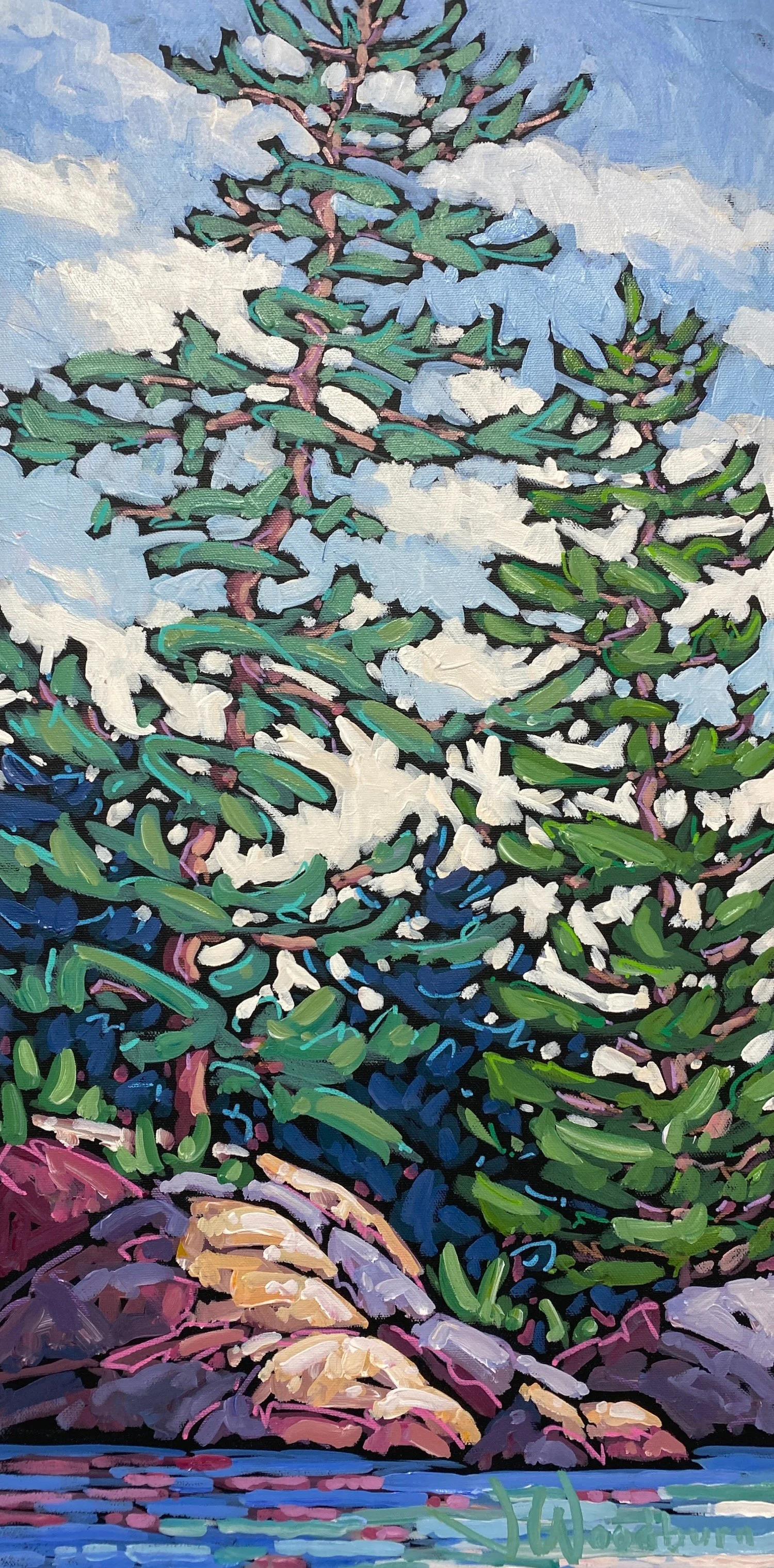 Pair of Kings 24"x12" Acrylic on Canvas, Loft Gallery $495