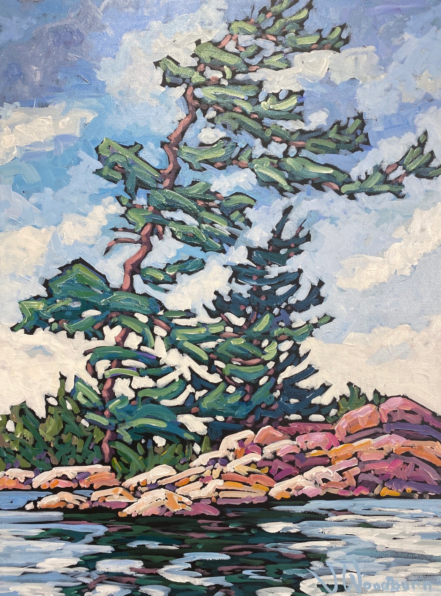 Eternal Summer 24"x18" Acrylic on Canvas, Studio Store $790