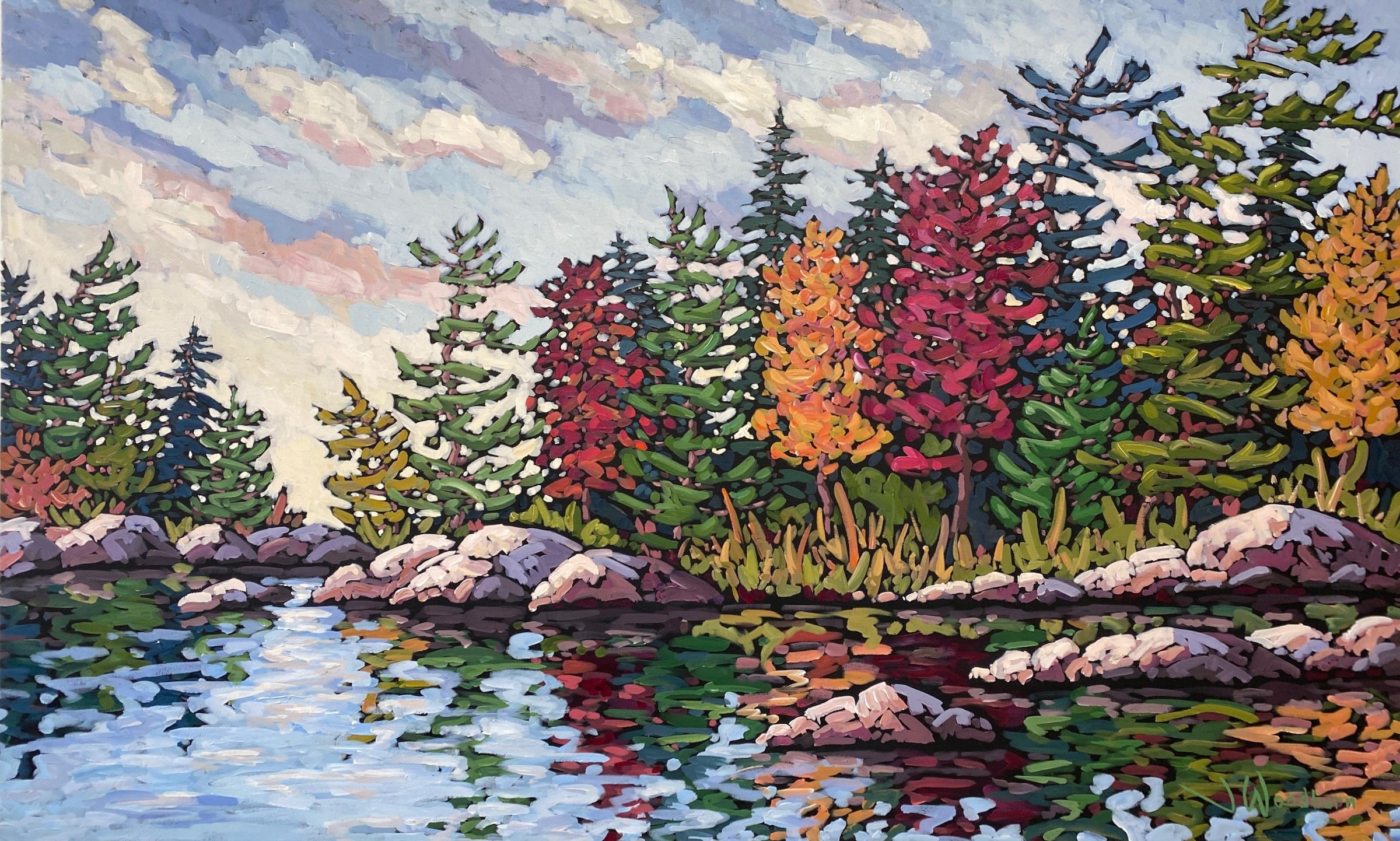 In All It's Glory 36"x60" A/C