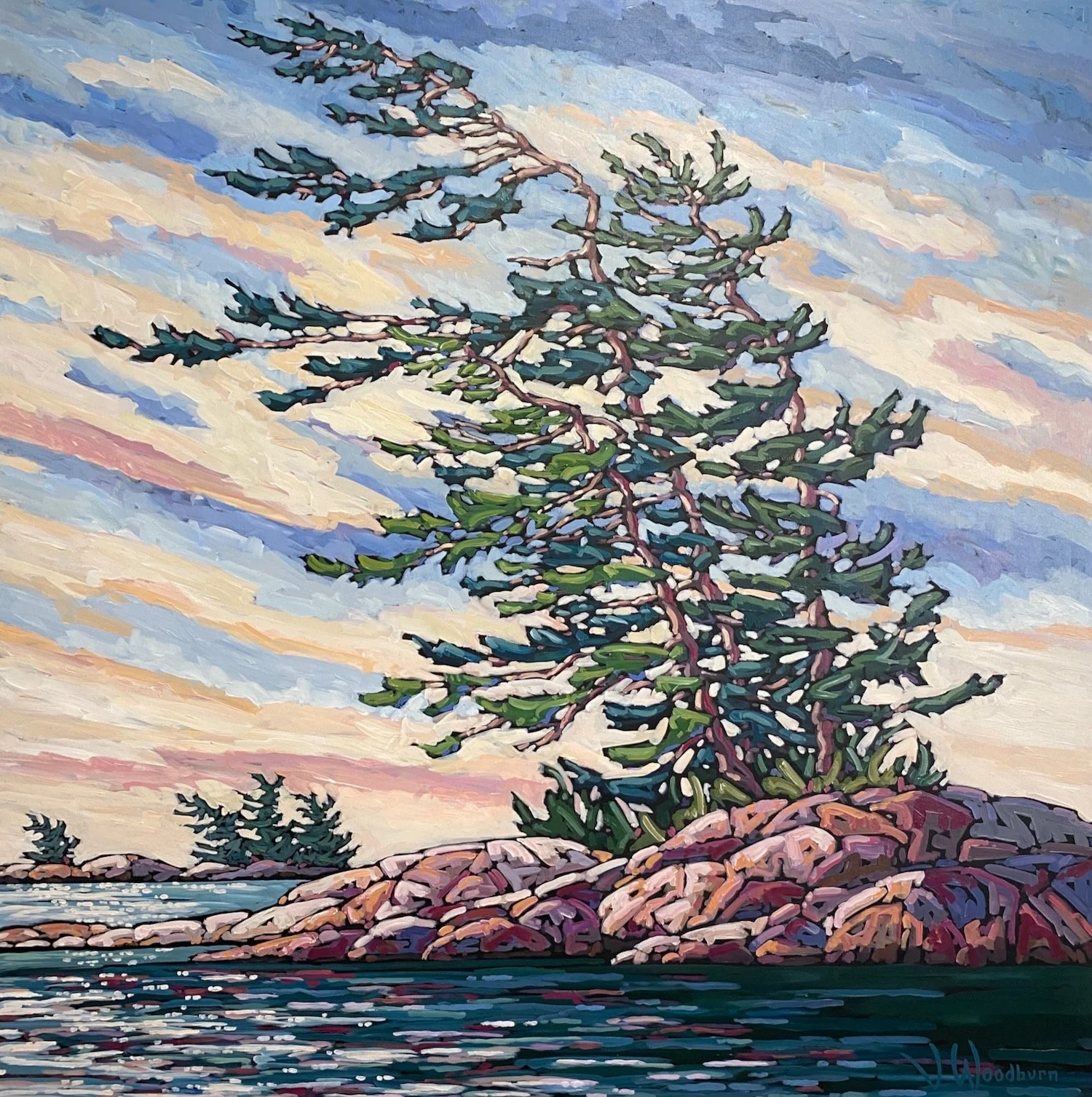 Resilience 48"x48" Acrylic on Canvas, Cloud Gallery $4150