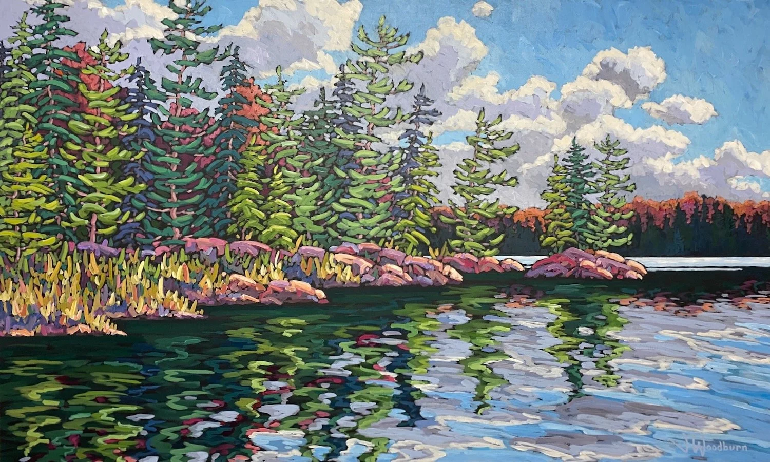 Where Spirits Fly 36"x60" Acrylic on Canvas $3900