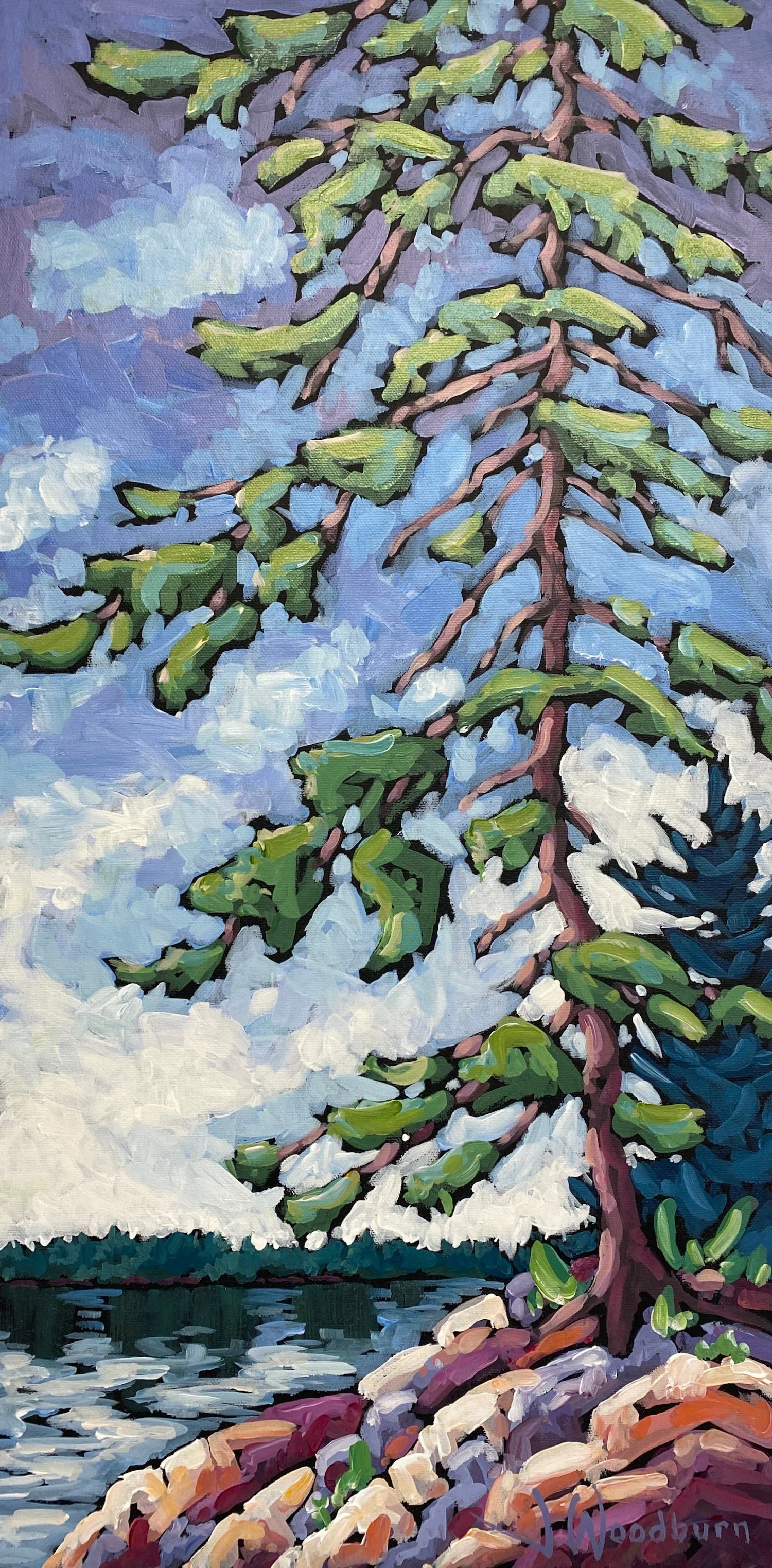 Room With a View 24"x12" Acrylic on Canvas $525