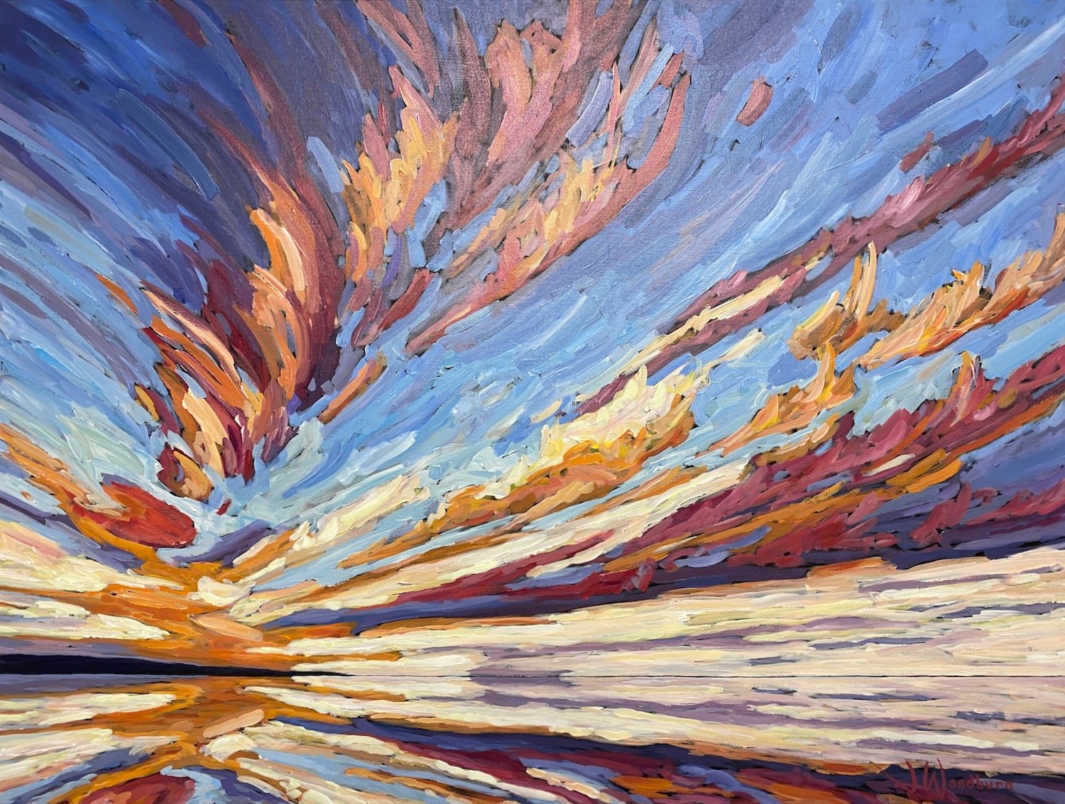 Georgian Bay Duet 30"x40" Acrylic on Canvas, Loft Gallery $2300