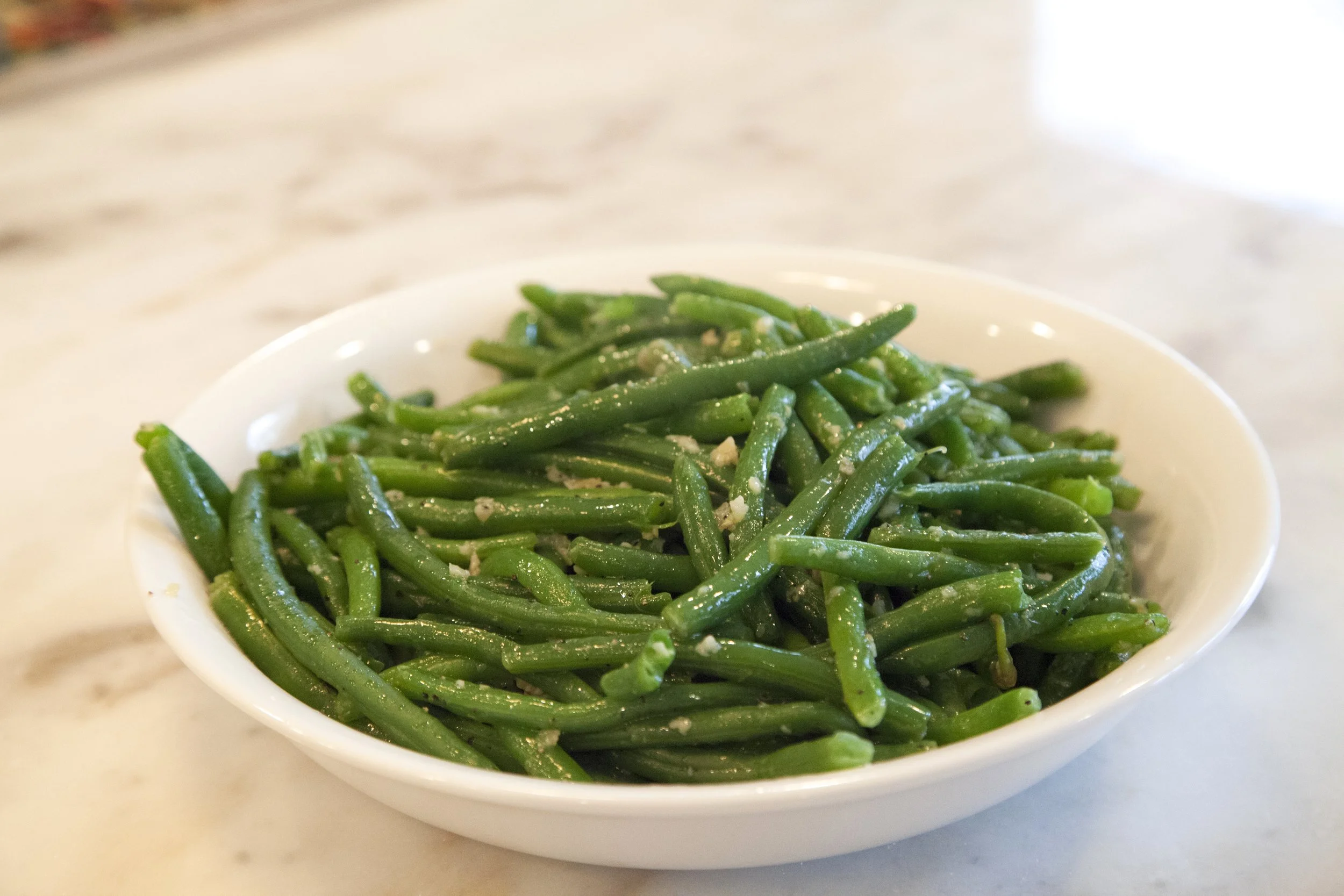 Garlicky Green Beans
