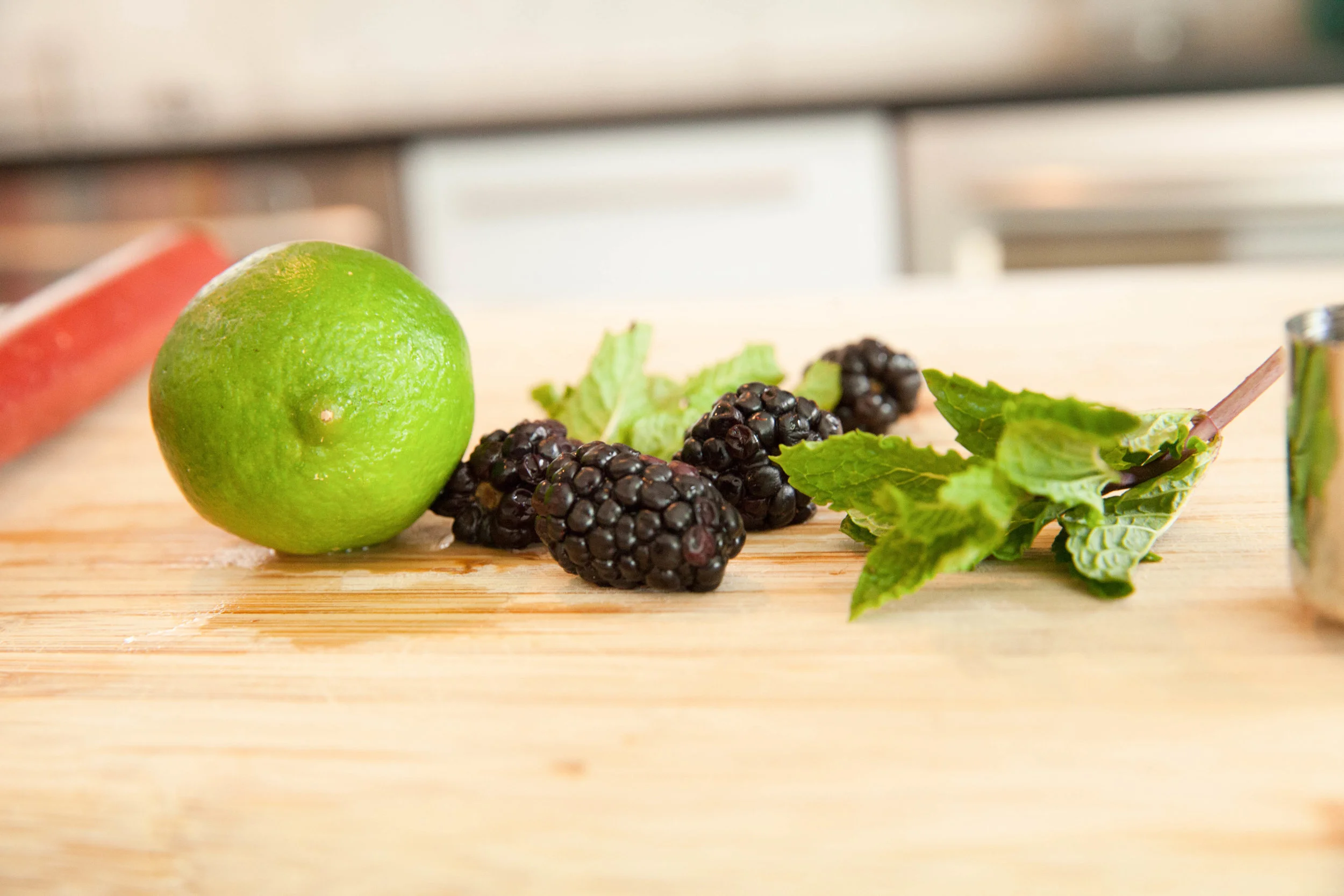 Black Mint Margie: Blackberry Mint Margarita