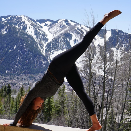 Yoga break out the ACW office