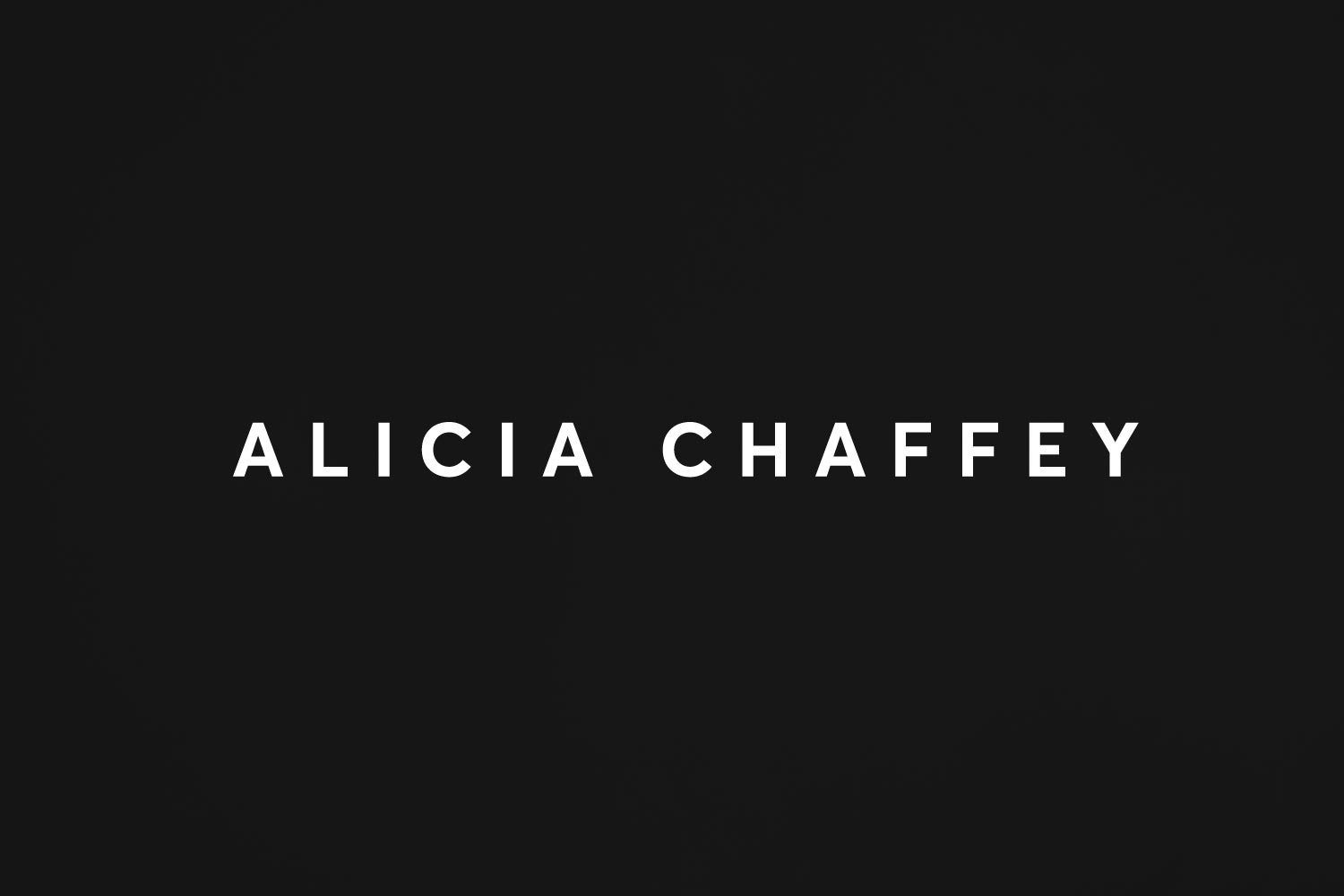 Alicia Chaffey – Brand Identity — Kyle Noone