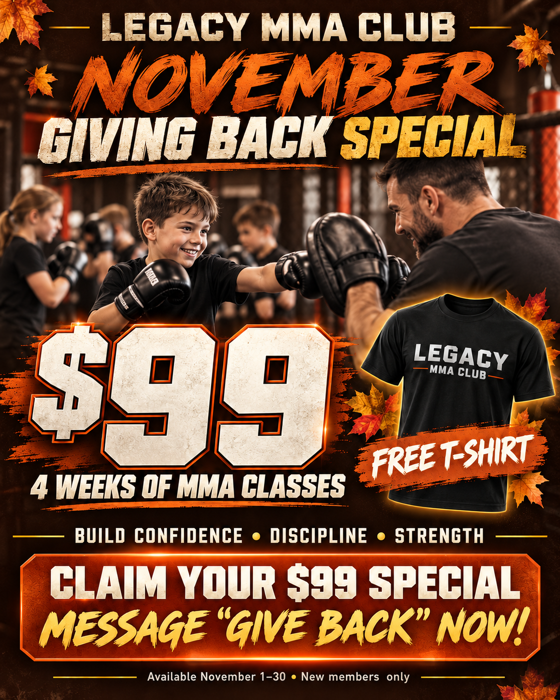 Warm autumn Legacy MMA flyer.png