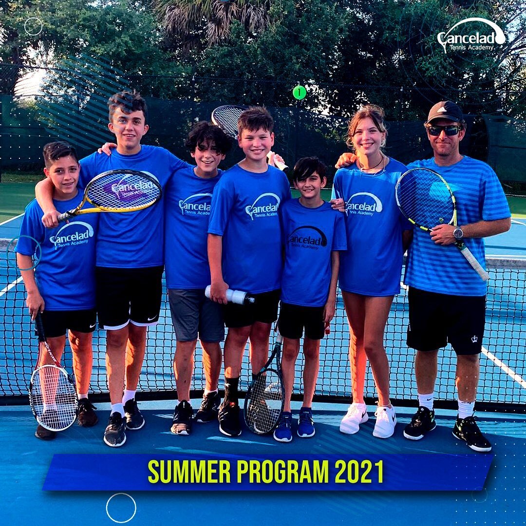 Great couple of week into our summer program 2021🎾🤜🏽🤛🏽. Nothing like playing with friends and being active after so long! 
.
.
.
Play a sport that not only helps you in a physical level, but also teaches you the values and virtues kids need to b