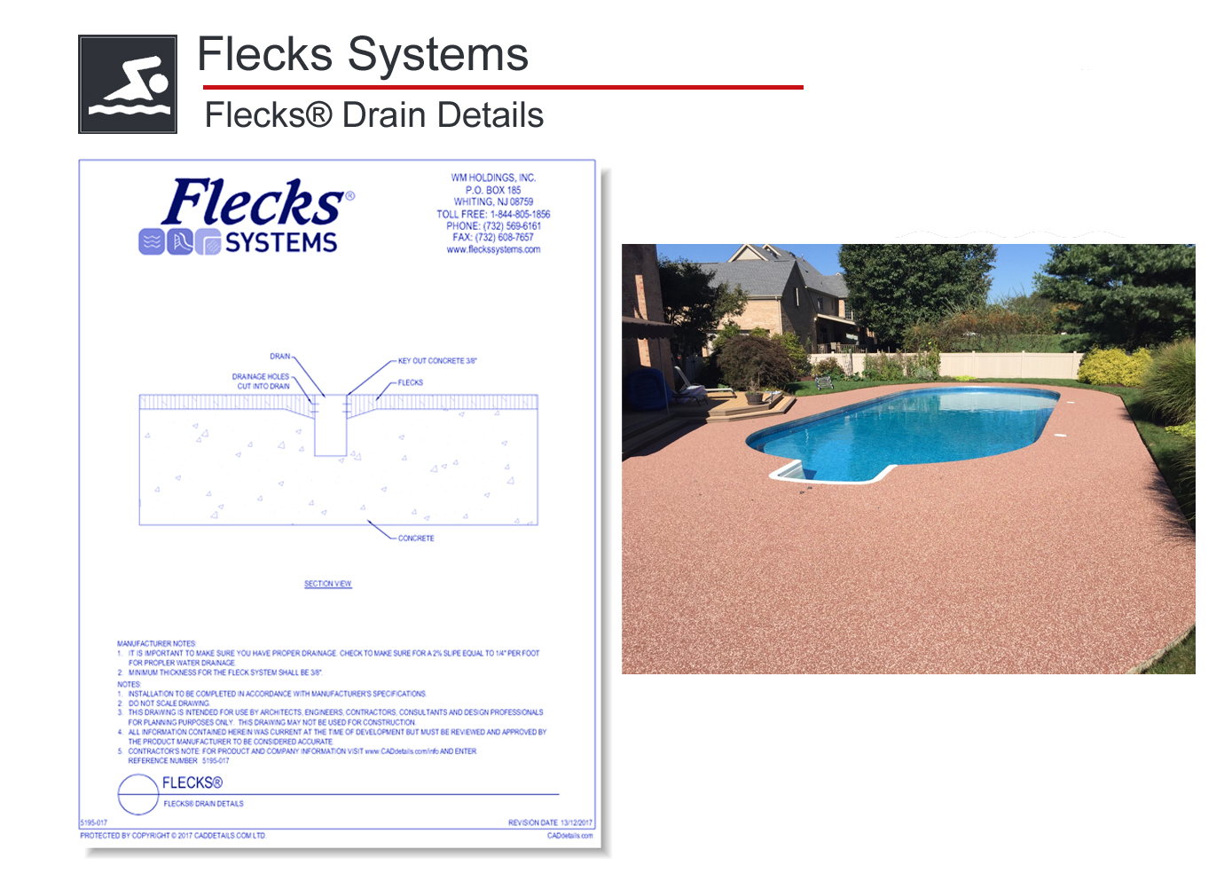 5195-017 Flecks Drain Details