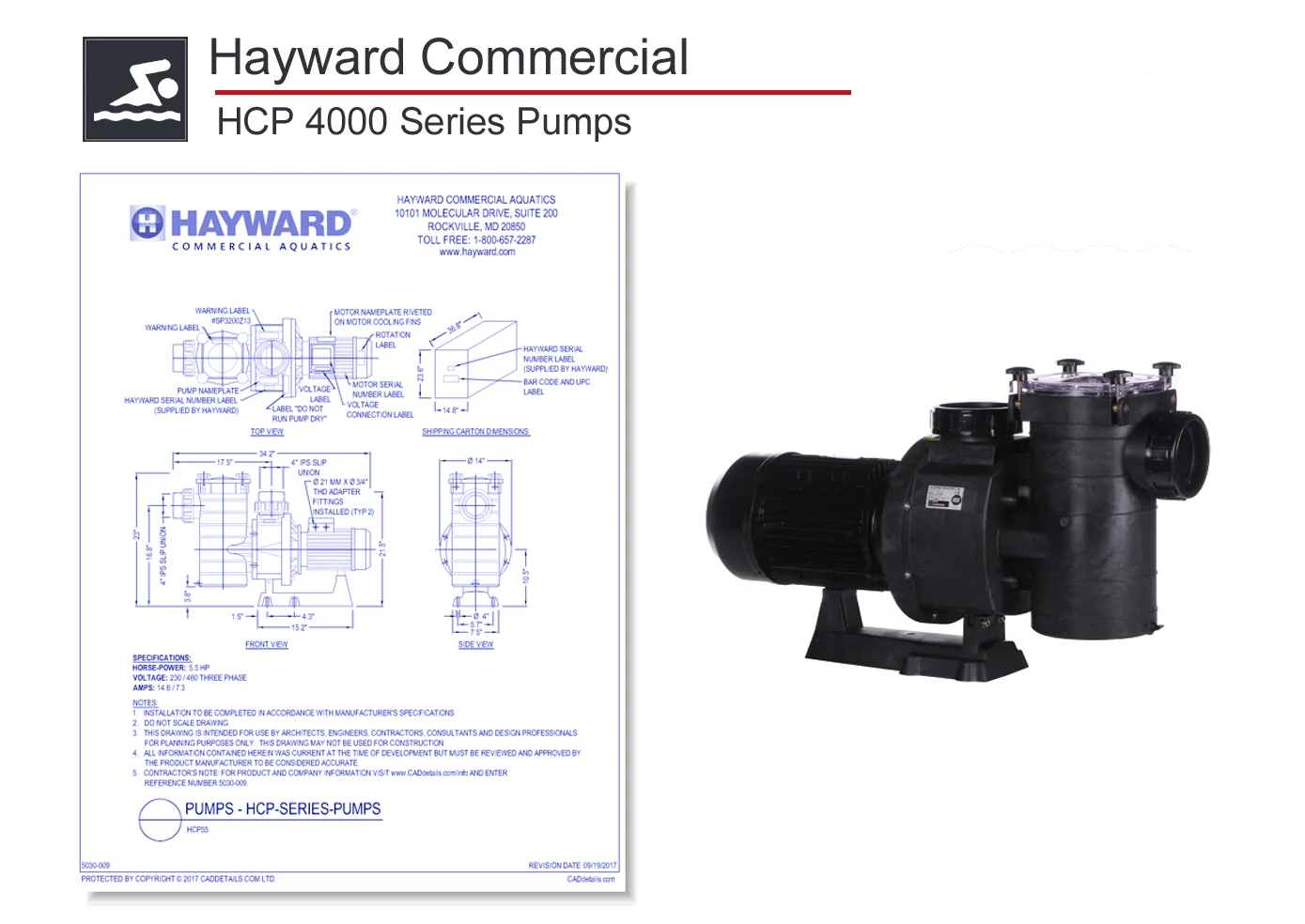 5030-009 HCP 4000 Series Pump