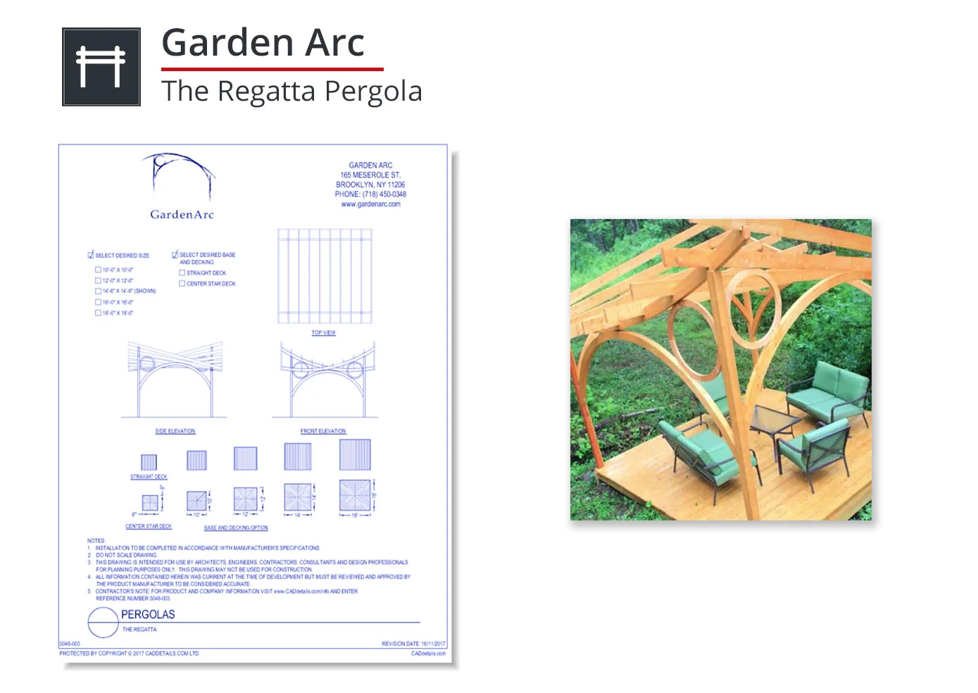 5048-003 Regatta Pergola