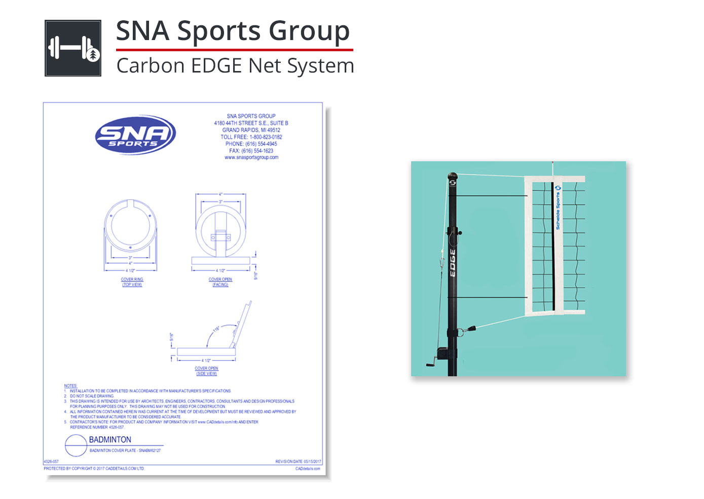 4526-080 Carbon EDGE Net System