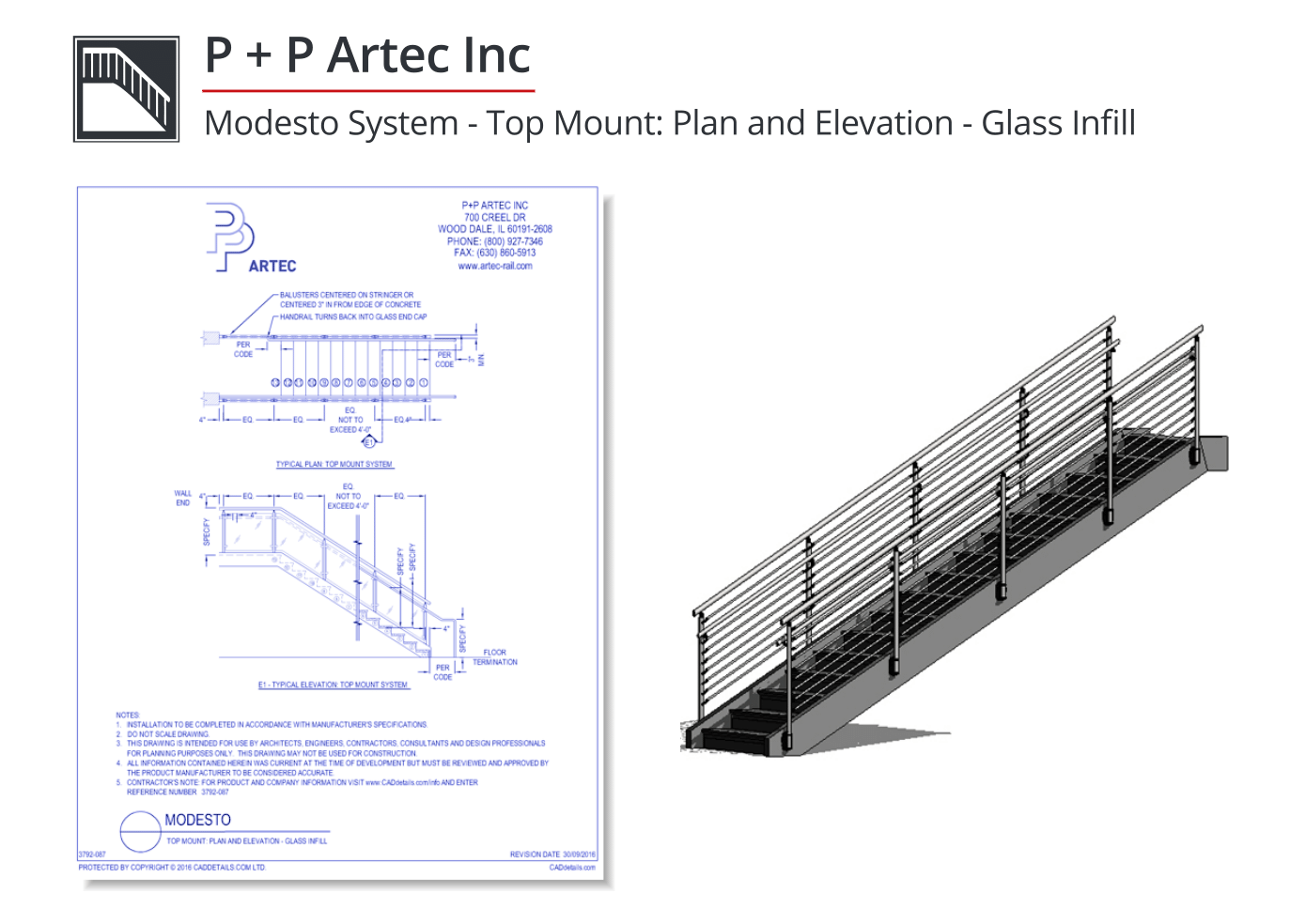 15+ CAD Drawings of Railings for your Residential or Commercial ...