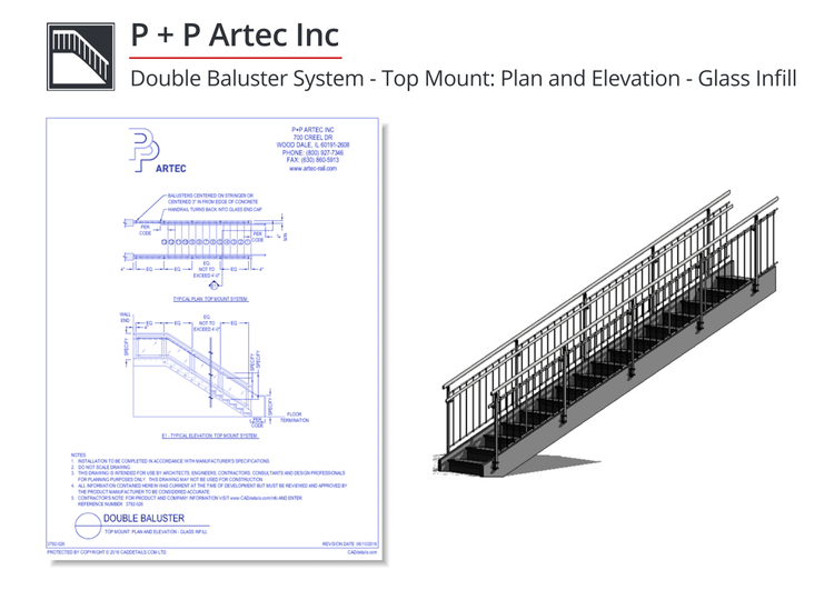 15+ CAD Drawings of Railings for your Residential or Commercial ...
