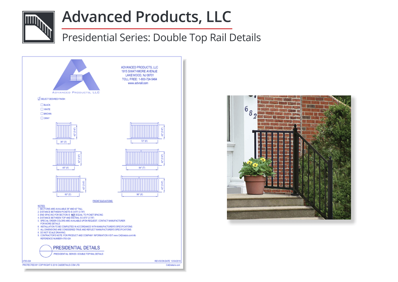 15+ CAD Drawings of Railings for your Residential or Commercial ...